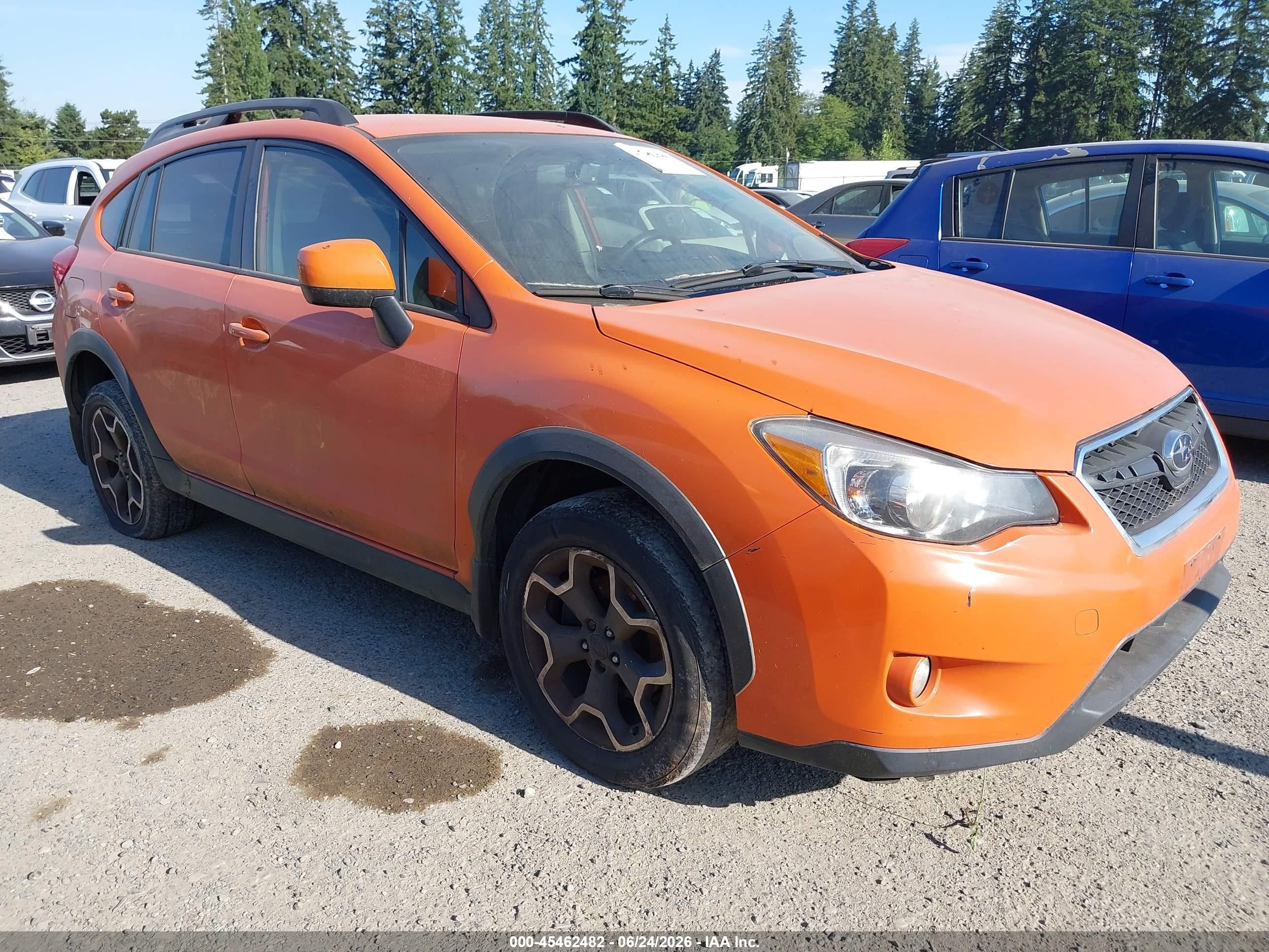2013 Subaru Xv Crosstrek 2.0i Premium Orange vin: JF2GPAWC6D2850387