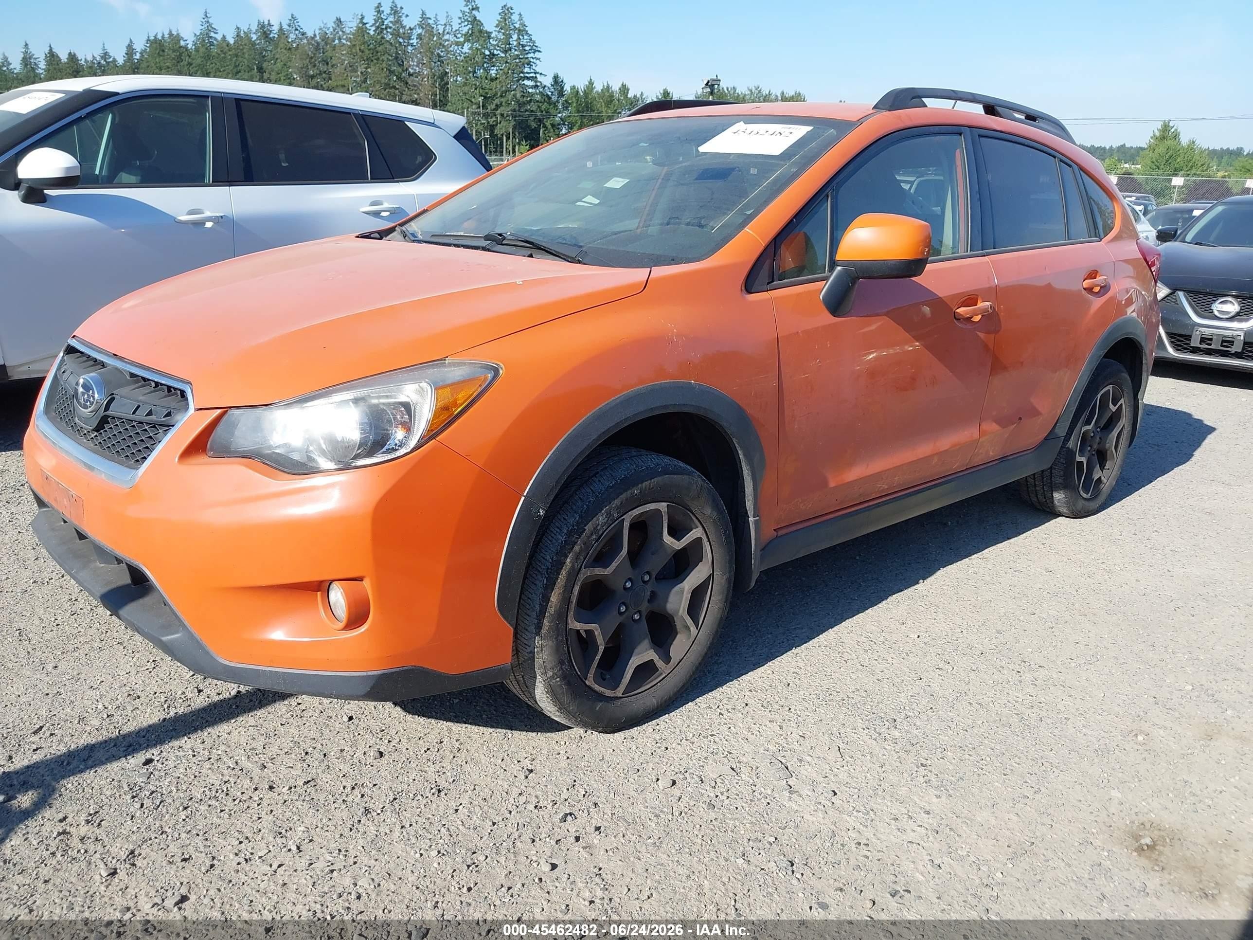2013 Subaru Xv Crosstrek 2.0i Premium Orange vin: JF2GPAWC6D2850387