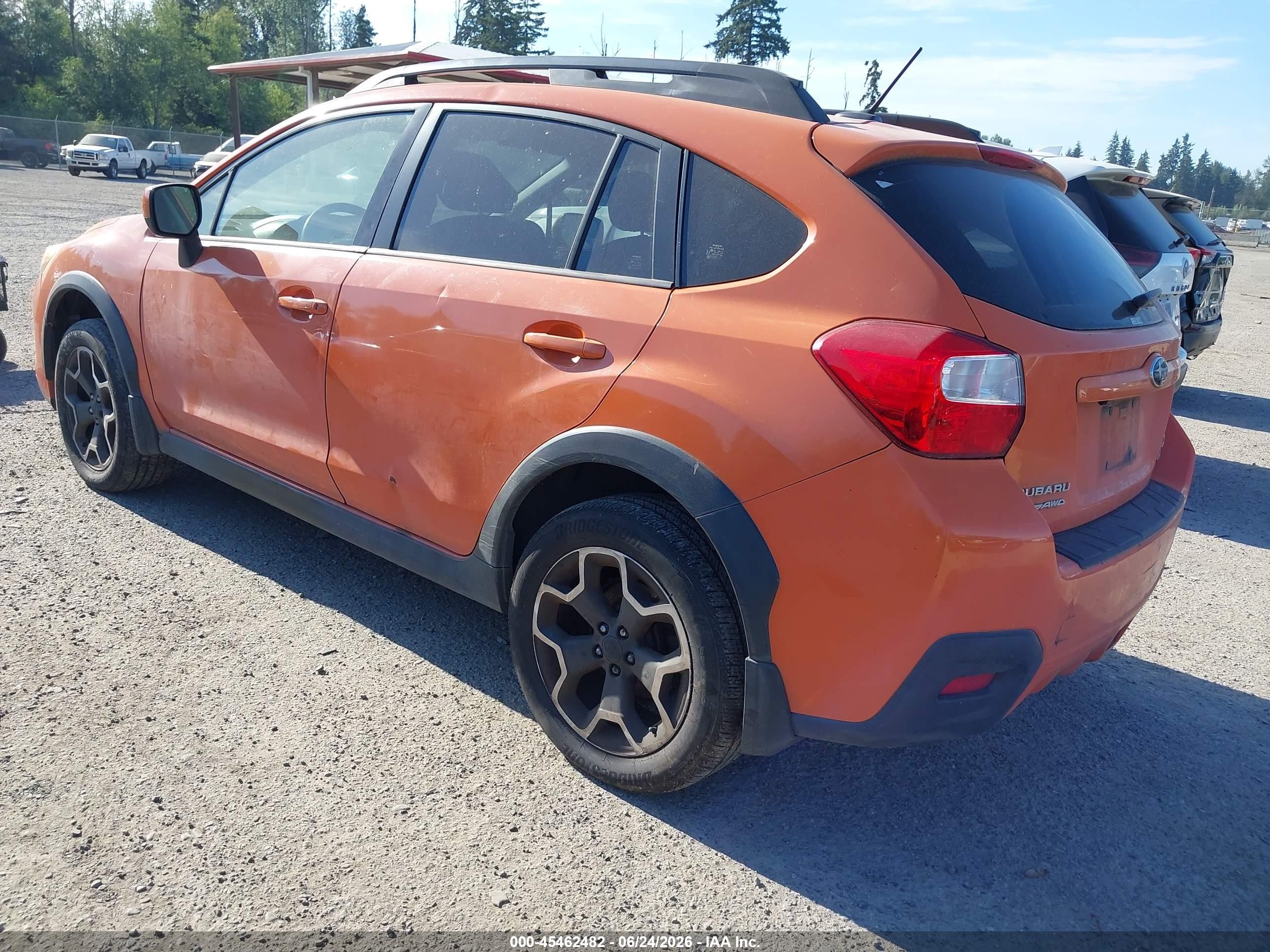 2013 Subaru Xv Crosstrek 2.0i Premium Orange vin: JF2GPAWC6D2850387