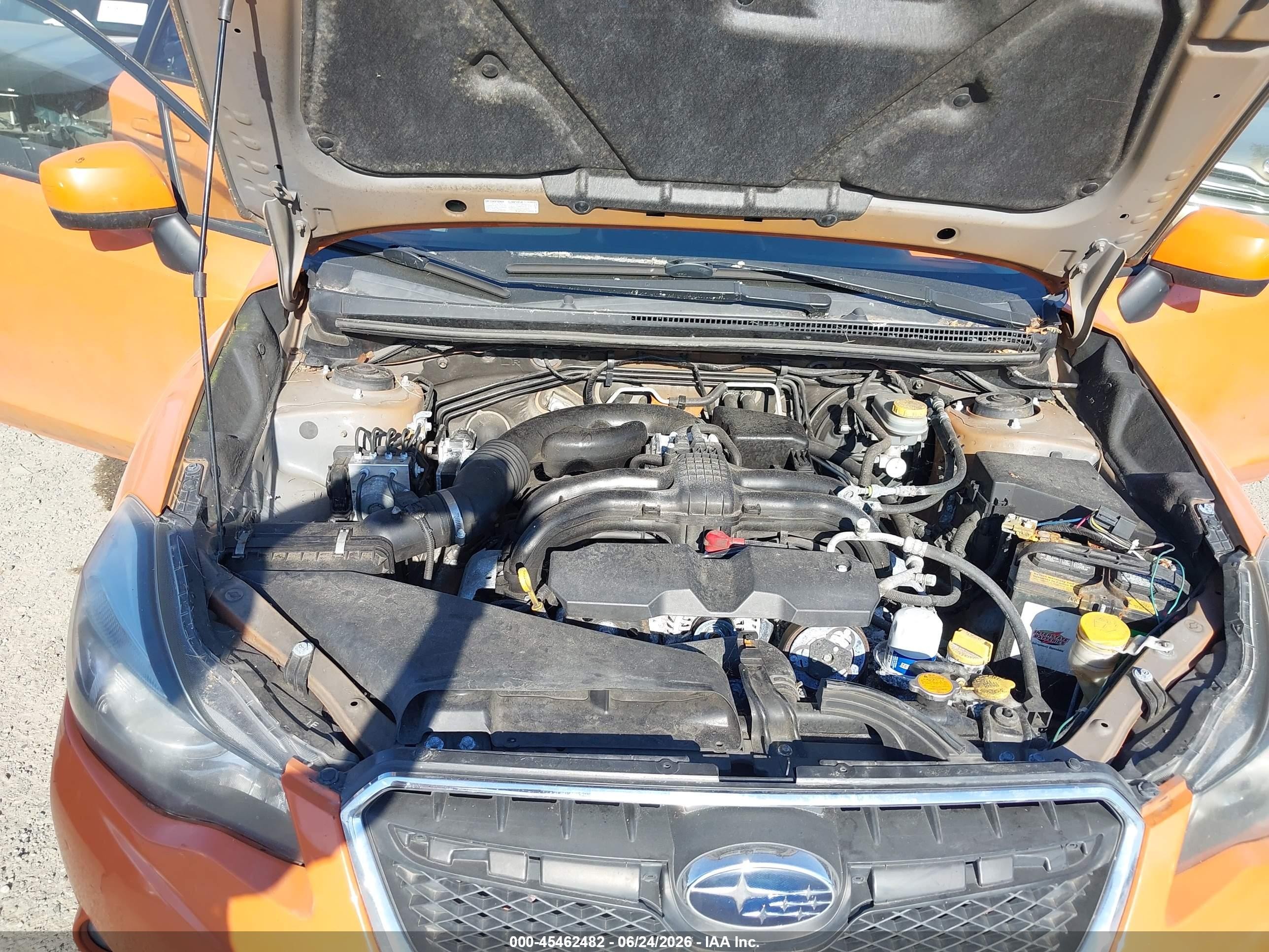 2013 Subaru Xv Crosstrek 2.0i Premium Orange vin: JF2GPAWC6D2850387