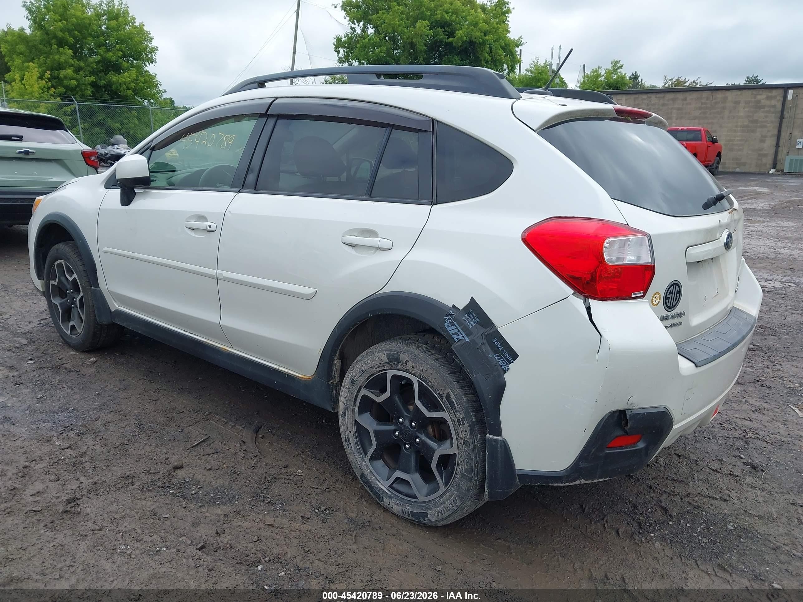 2013 Subaru Xv Crosstrek 2.0i Premium White vin: JF2GPAWC6D2861843