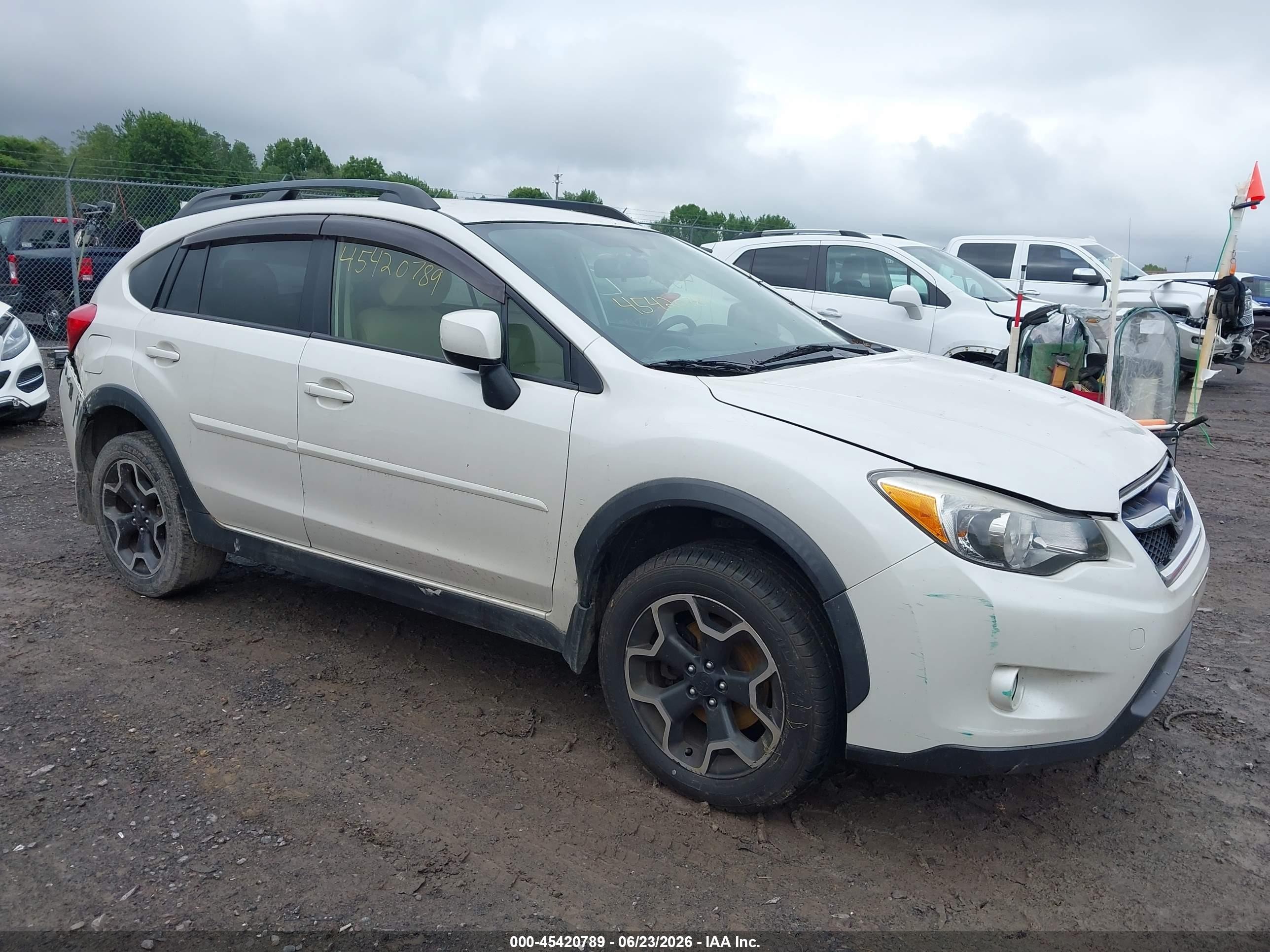 2013 Subaru Xv Crosstrek 2.0i Premium White vin: JF2GPAWC6D2861843
