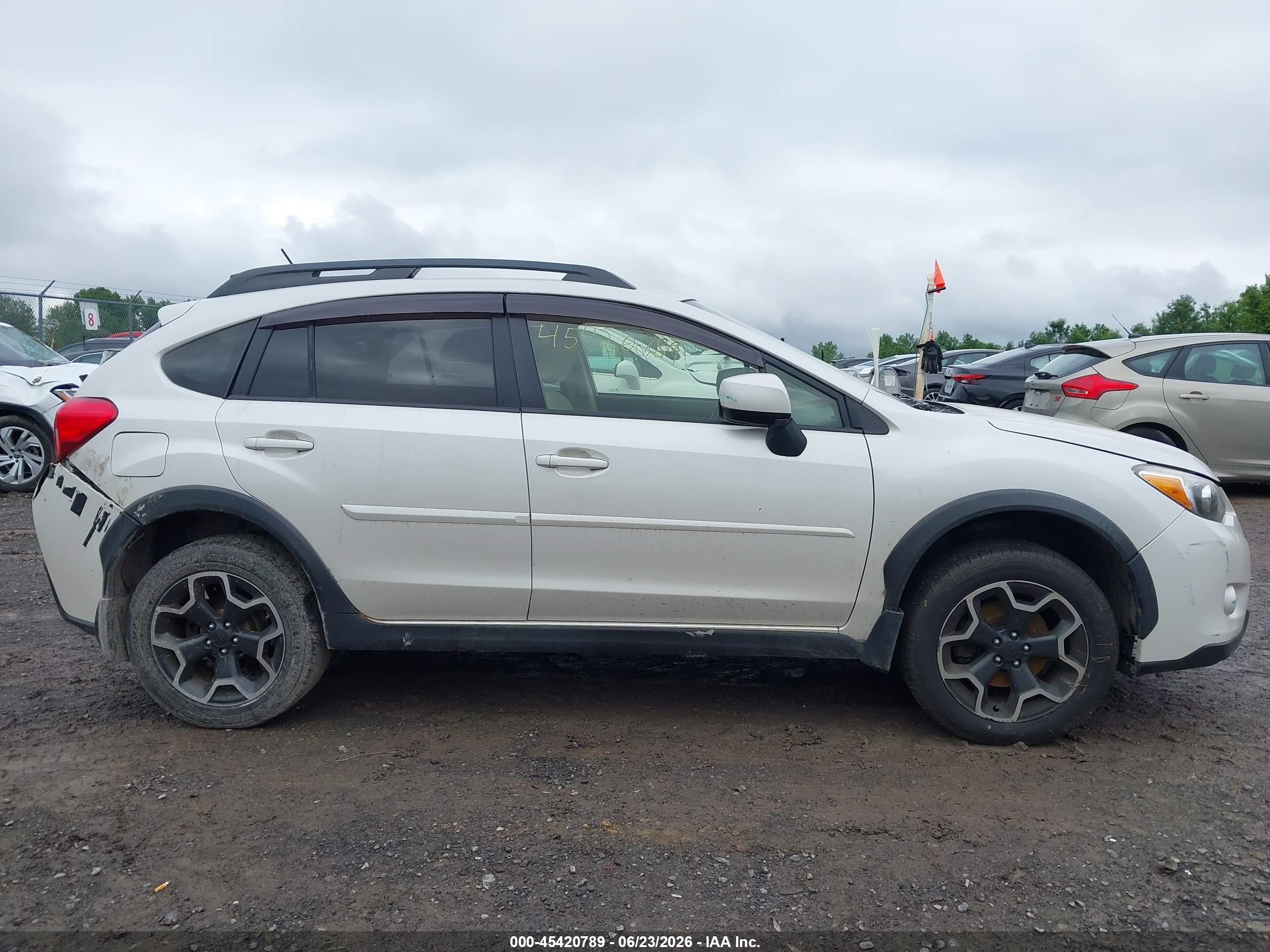 2013 Subaru Xv Crosstrek 2.0i Premium White vin: JF2GPAWC6D2861843
