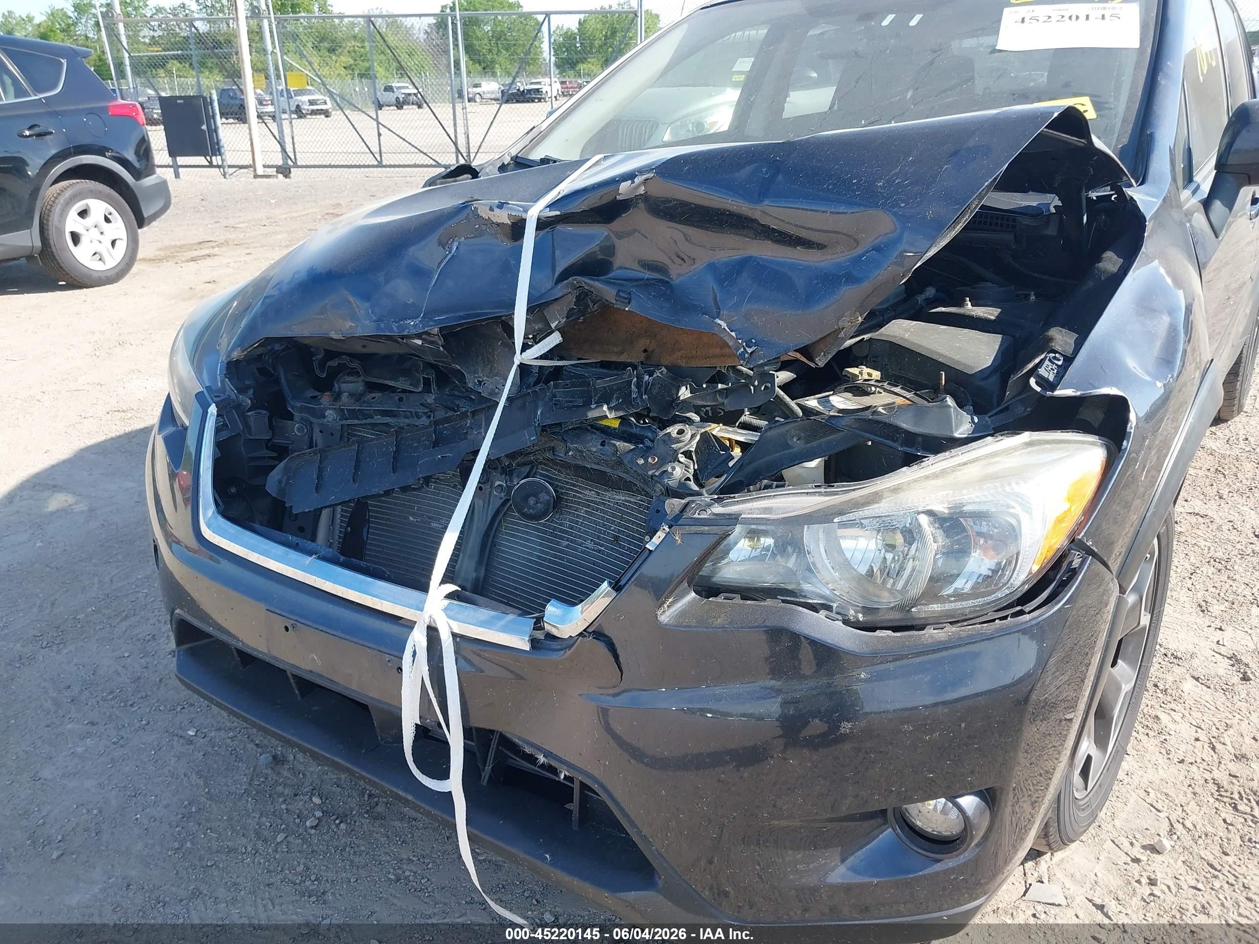2013 Subaru Xv Crosstrek 2.0i Premium Gray vin: JF2GPAWC6D2864273