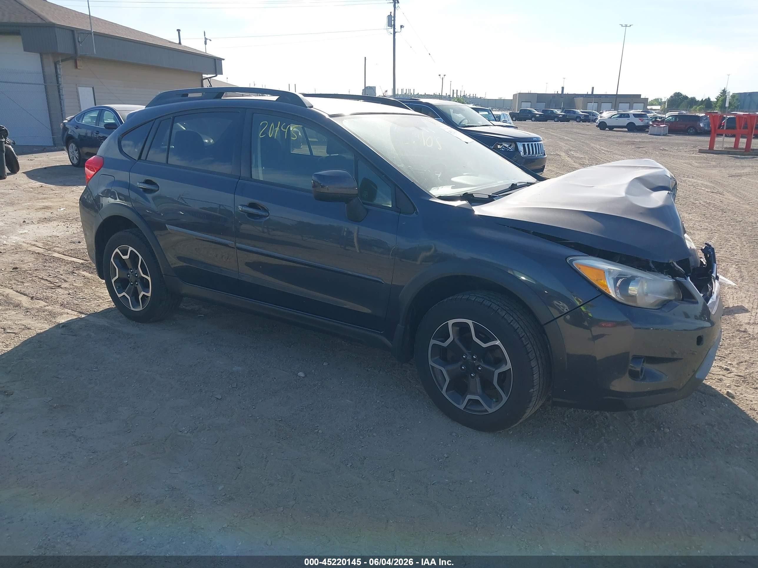 2013 Subaru Xv Crosstrek 2.0i Premium Gray vin: JF2GPAWC6D2864273