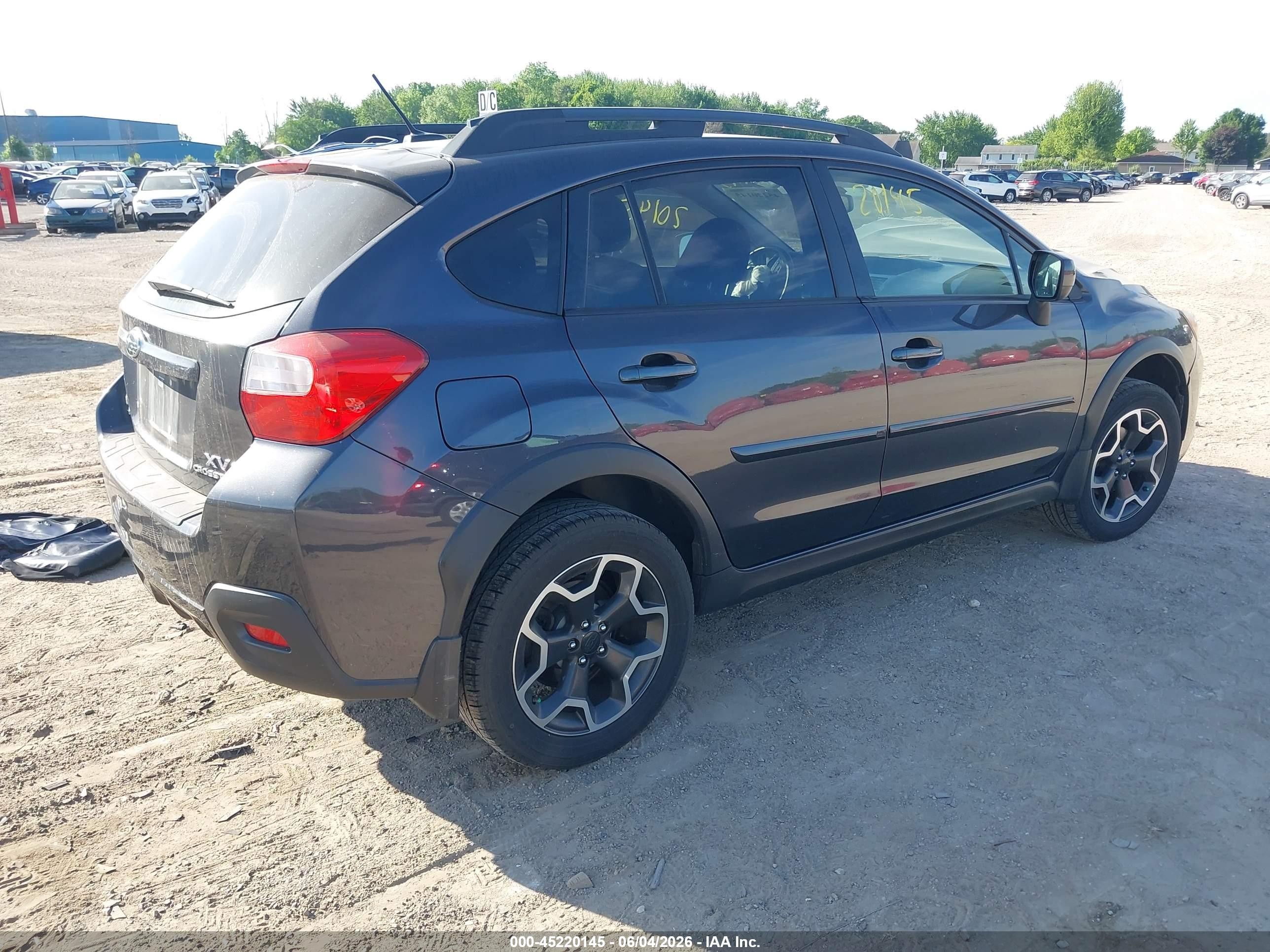 2013 Subaru Xv Crosstrek 2.0i Premium Gray vin: JF2GPAWC6D2864273