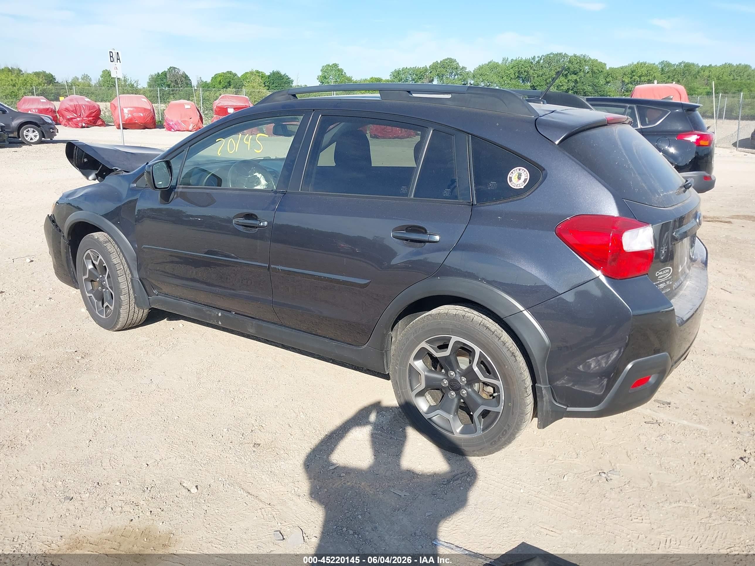 2013 Subaru Xv Crosstrek 2.0i Premium Gray vin: JF2GPAWC6D2864273