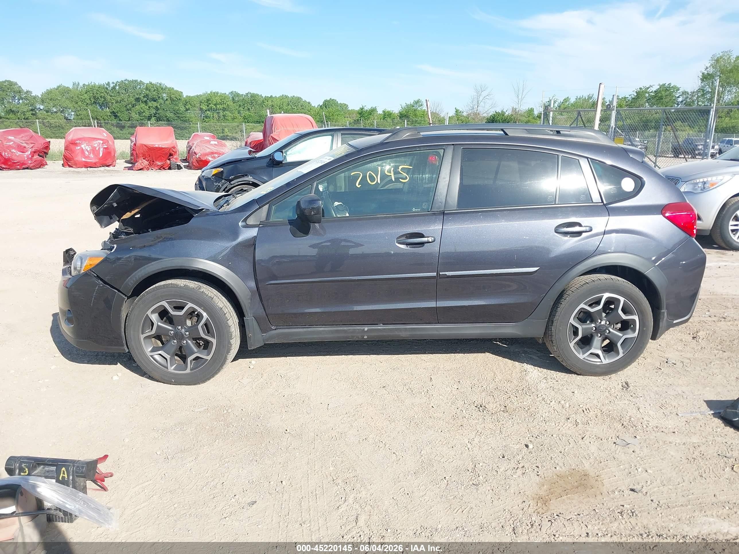 2013 Subaru Xv Crosstrek 2.0i Premium Gray vin: JF2GPAWC6D2864273