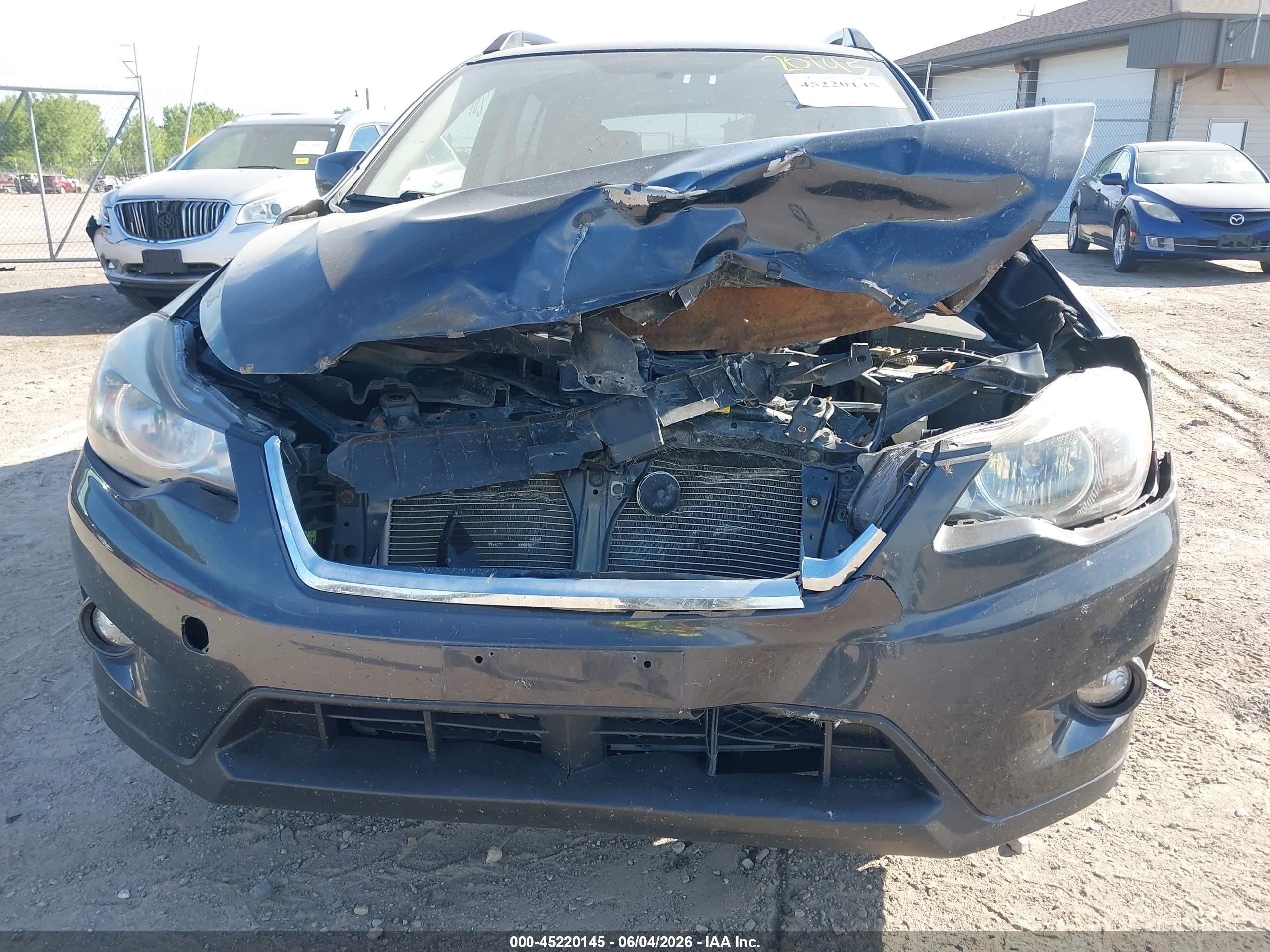 2013 Subaru Xv Crosstrek 2.0i Premium Gray vin: JF2GPAWC6D2864273
