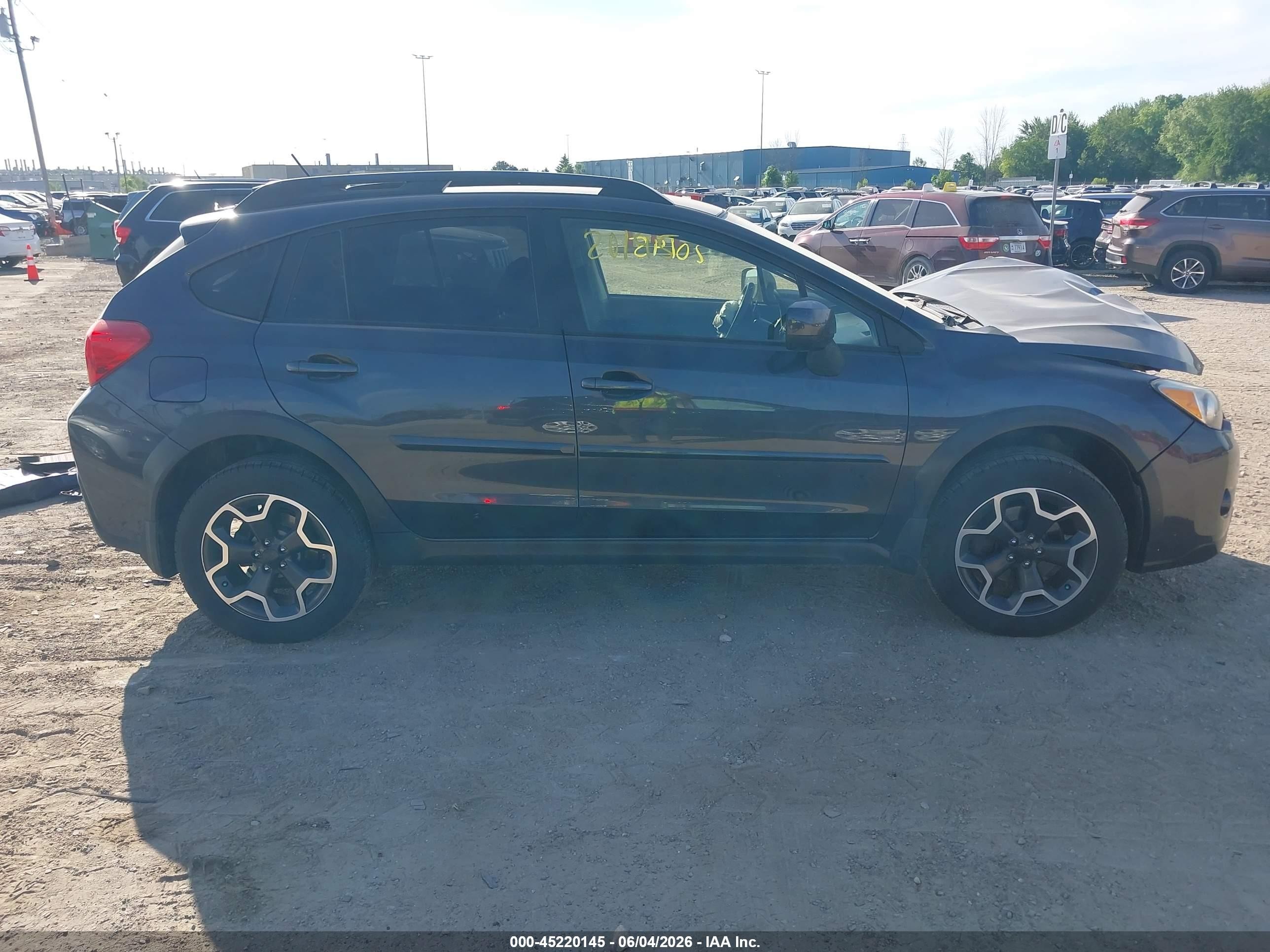 2013 Subaru Xv Crosstrek 2.0i Premium Gray vin: JF2GPAWC6D2864273
