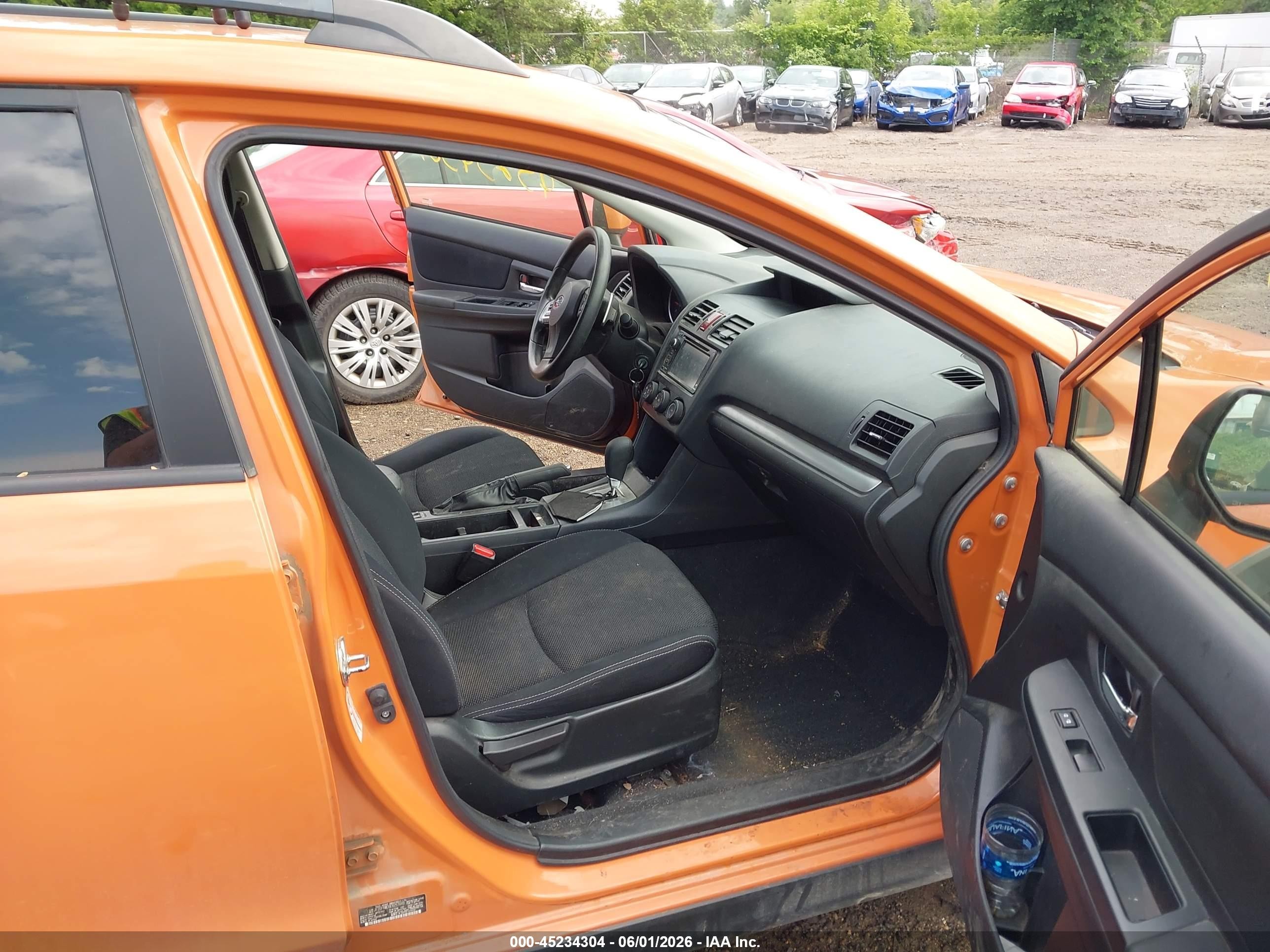 2014 Subaru Xv Crosstrek 2.0i Premium Orange vin: JF2GPAWC6E8257689