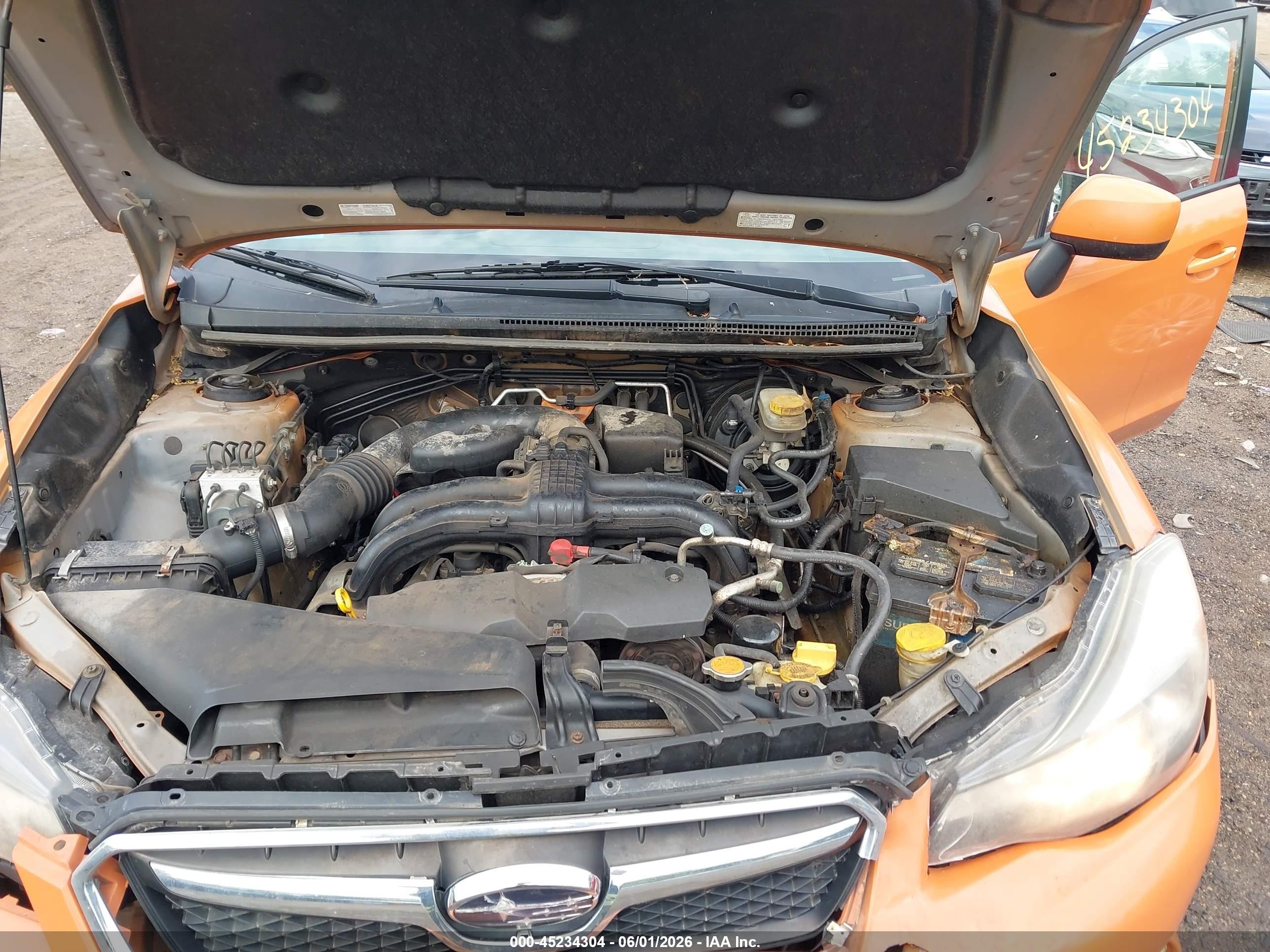 2014 Subaru Xv Crosstrek 2.0i Premium Orange vin: JF2GPAWC6E8257689