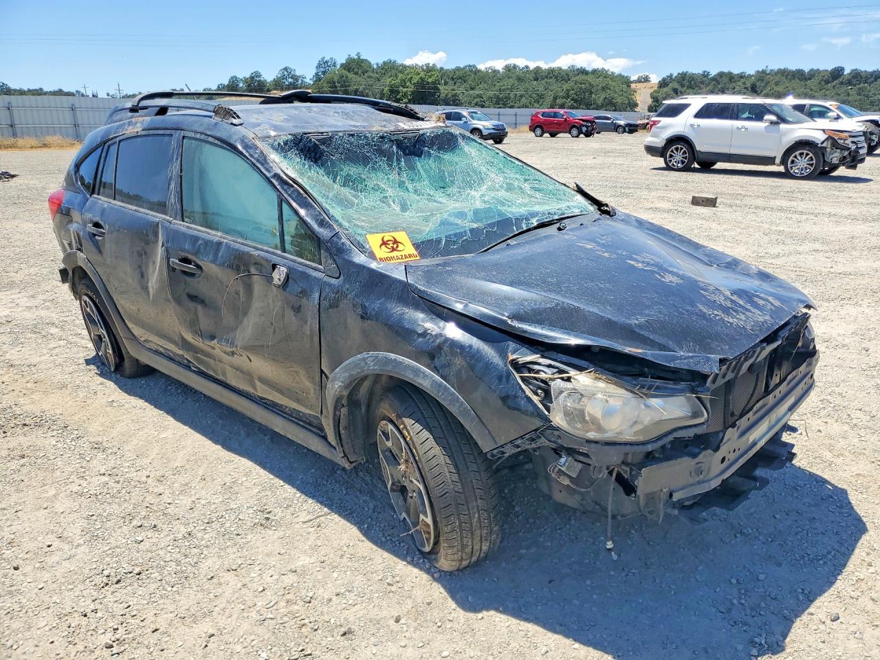2014 Subaru Xv Crosstrek 2.0 Premium Black vin: JF2GPAWC6E8321469