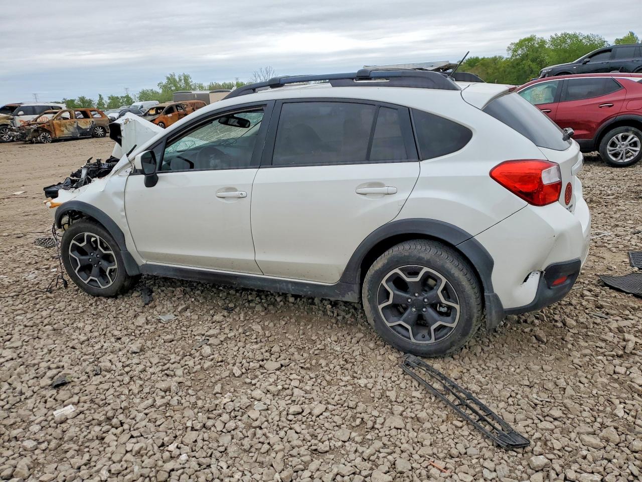 2013 Subaru Xv Crosstrek 2.0 Premium White vin: JF2GPAWC7D2866114