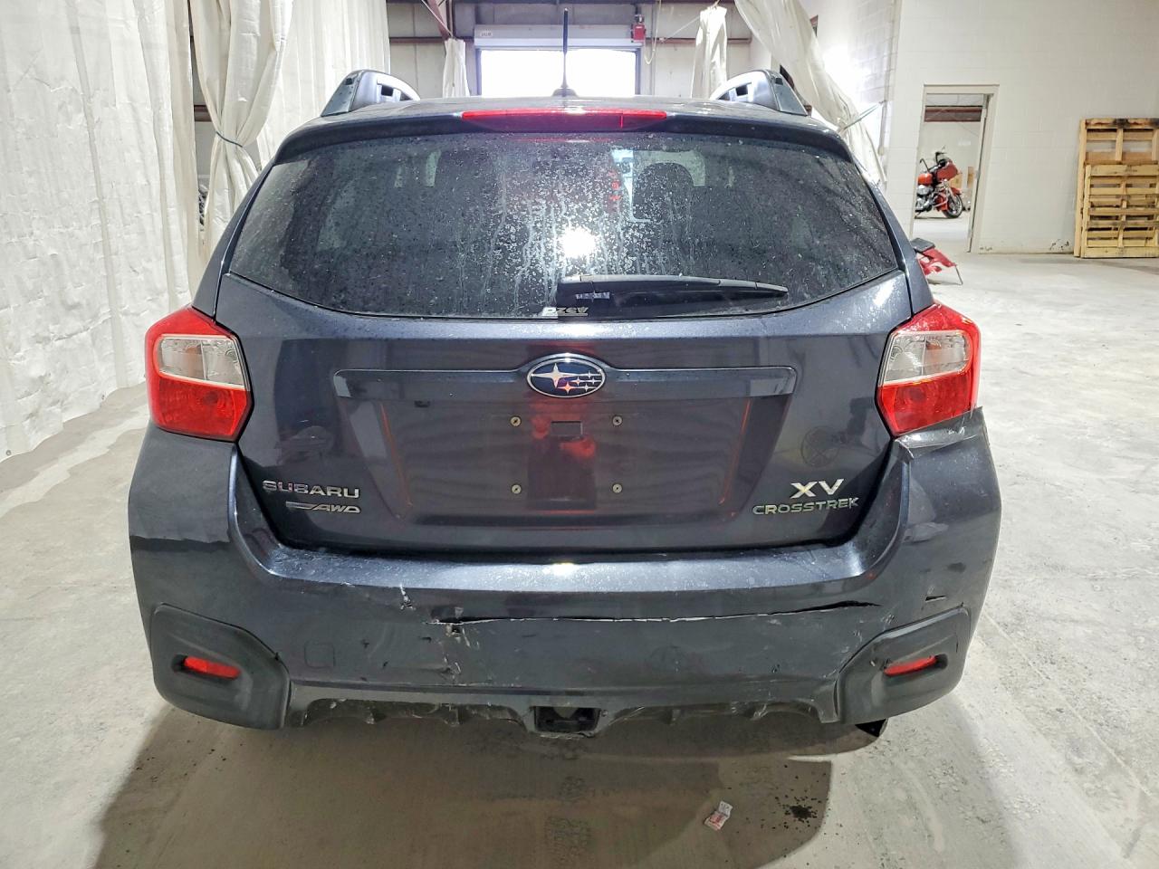 2014 Subaru Xv Crosstrek 2.0 Premium Gray vin: JF2GPAWC7E8224779