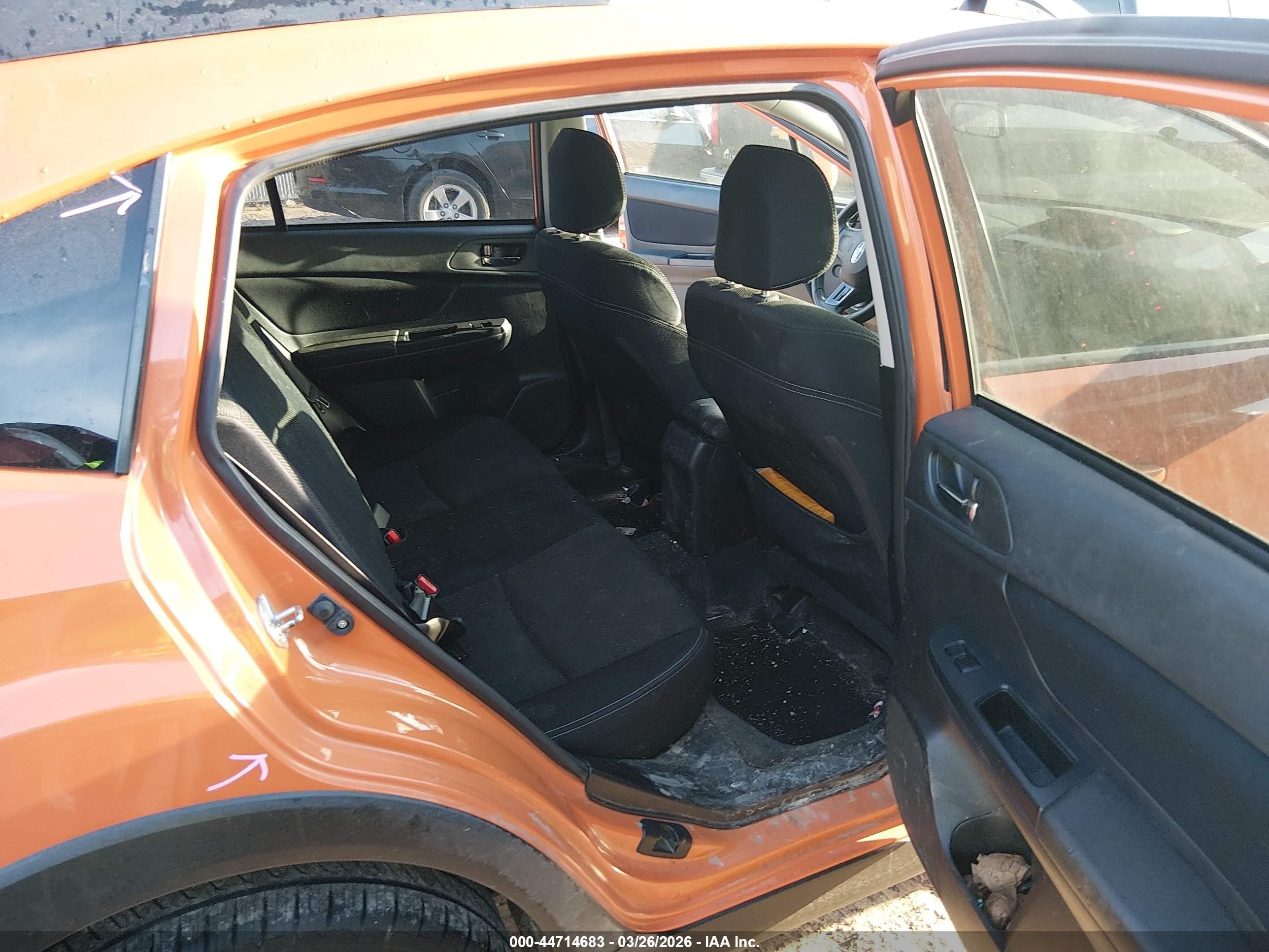 2013 Subaru Xv Crosstrek 2.0i Premium Orange vin: JF2GPAWC8D2802874