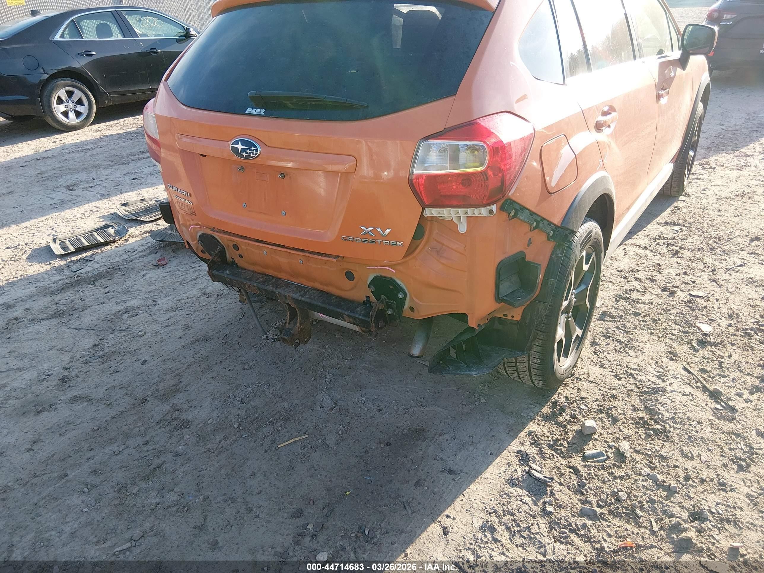 2013 Subaru Xv Crosstrek 2.0i Premium Orange vin: JF2GPAWC8D2802874