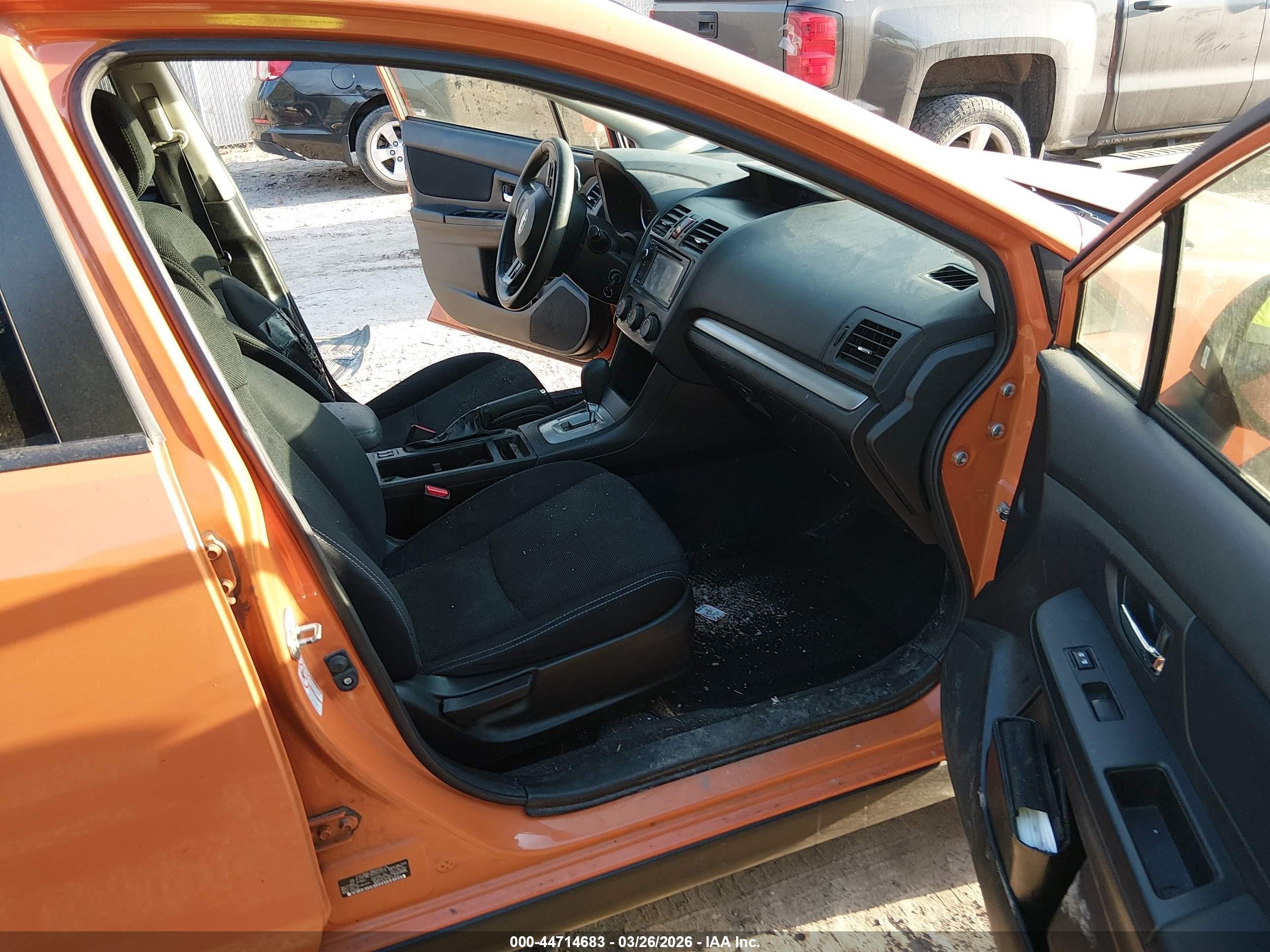 2013 Subaru Xv Crosstrek 2.0i Premium Orange vin: JF2GPAWC8D2802874