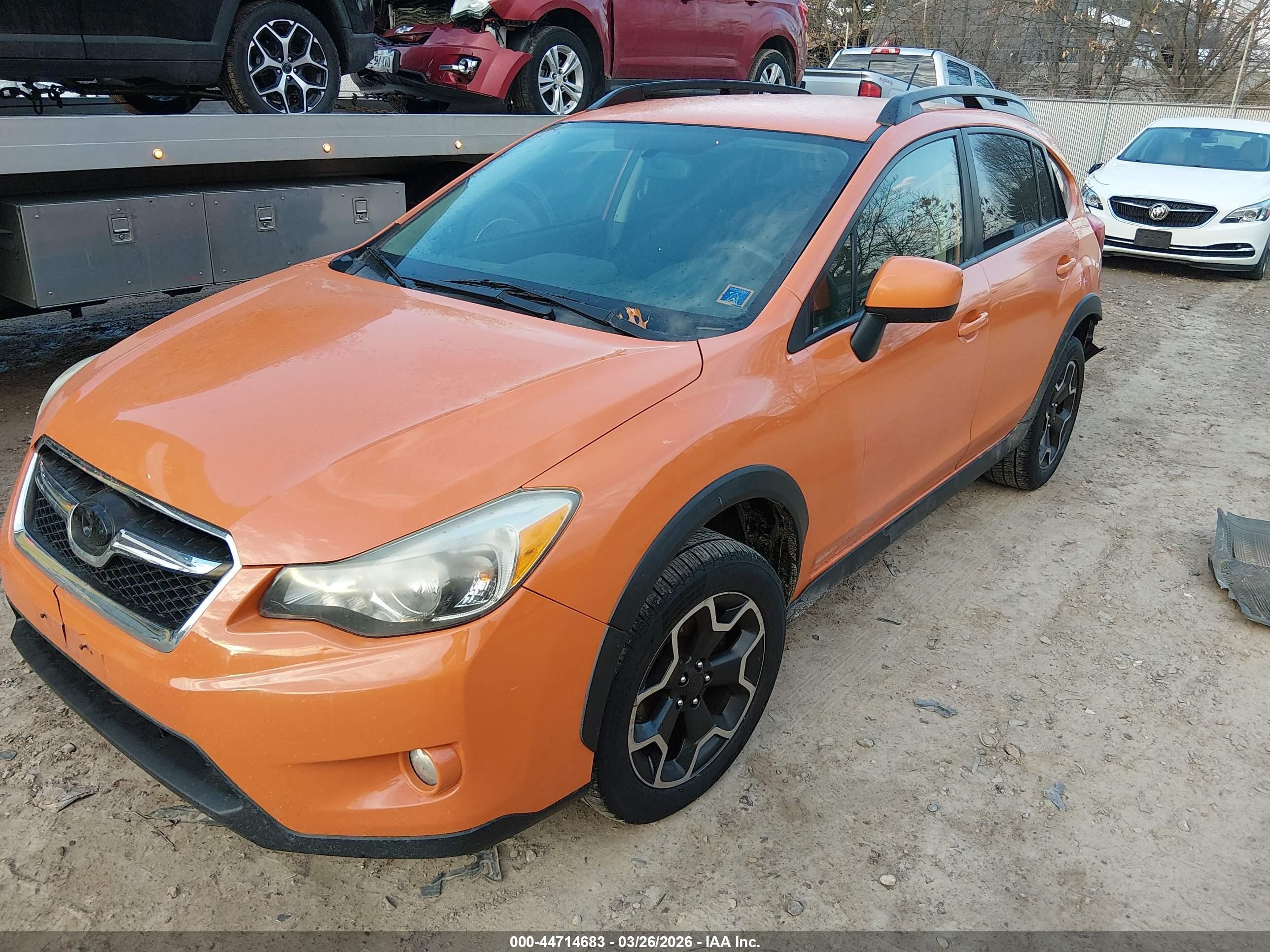 2013 Subaru Xv Crosstrek 2.0i Premium Orange vin: JF2GPAWC8D2802874