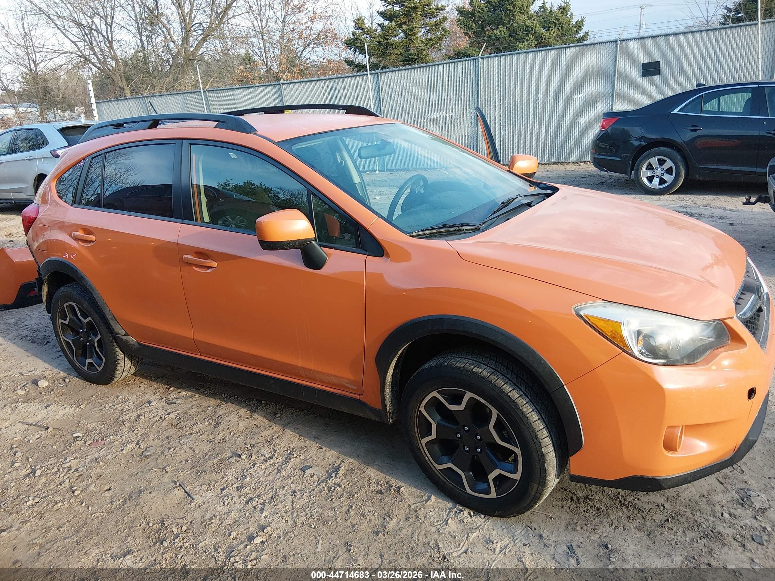 2013 Subaru Xv Crosstrek 2.0i Premium Orange vin: JF2GPAWC8D2802874