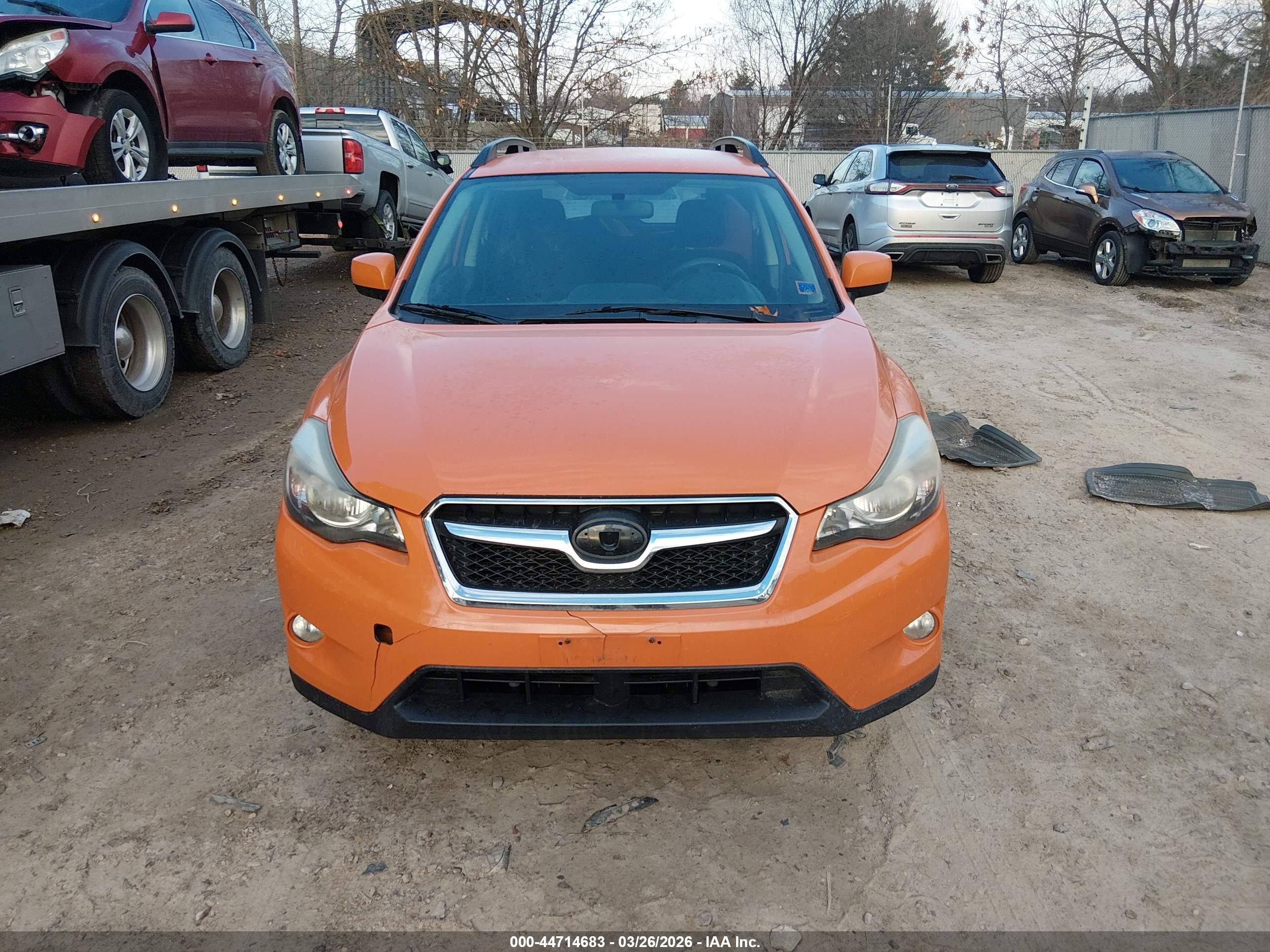 2013 Subaru Xv Crosstrek 2.0i Premium Orange vin: JF2GPAWC8D2802874
