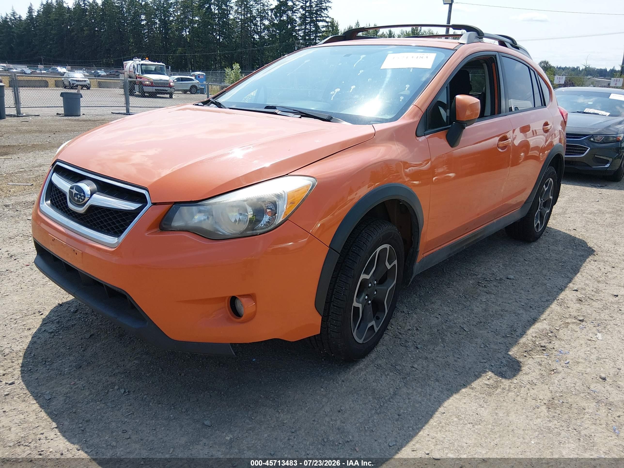 2013 Subaru Xv Crosstrek 2.0i Premium Orange vin: JF2GPAWC8D2816337