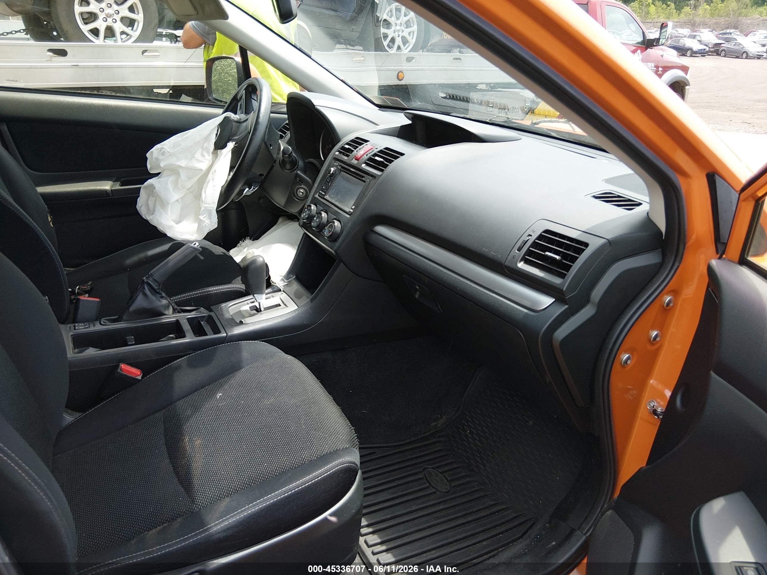 2013 Subaru Xv Crosstrek 2.0i Premium Orange vin: JF2GPAWC8D2825250