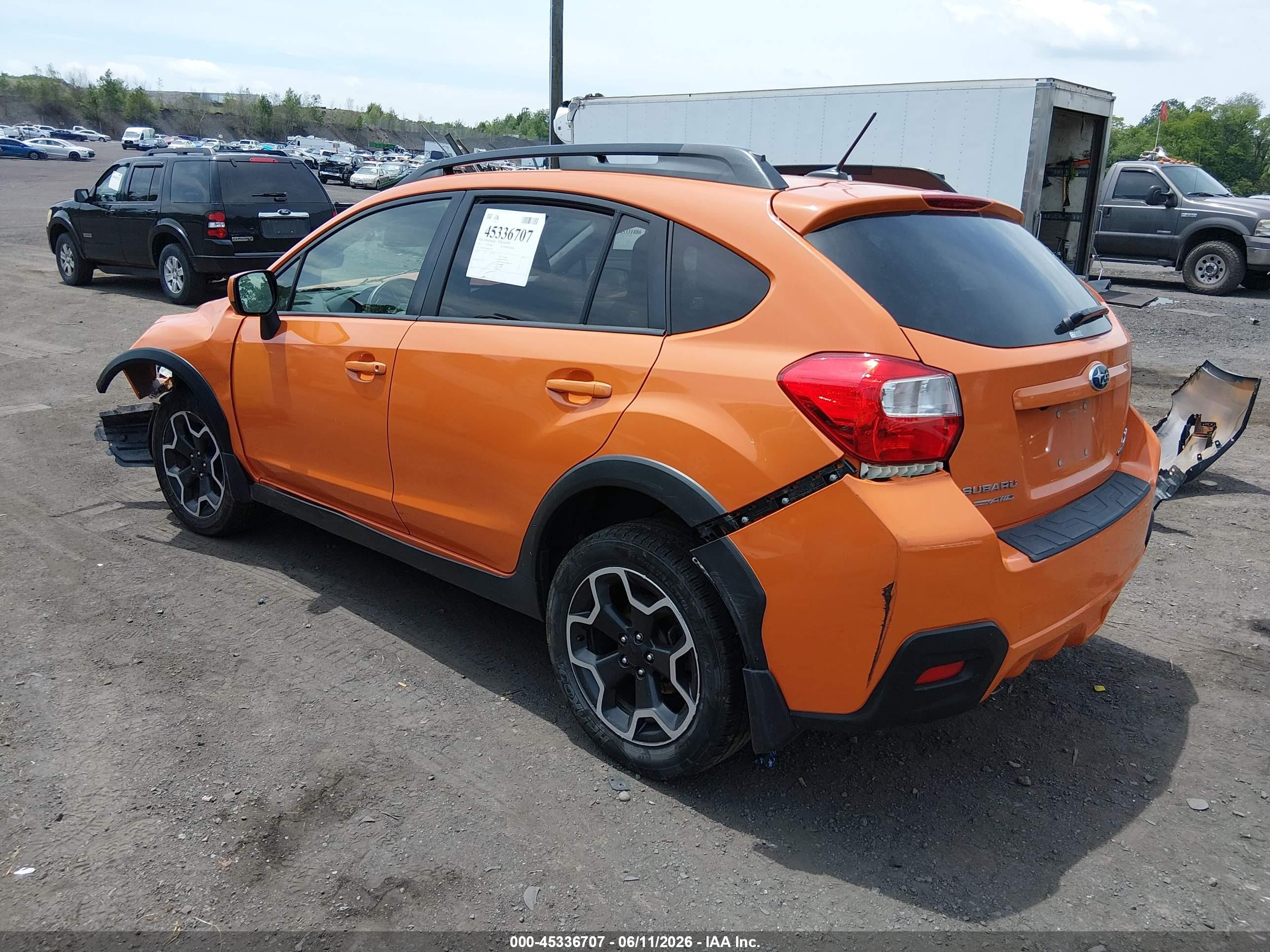 2013 Subaru Xv Crosstrek 2.0i Premium Orange vin: JF2GPAWC8D2825250