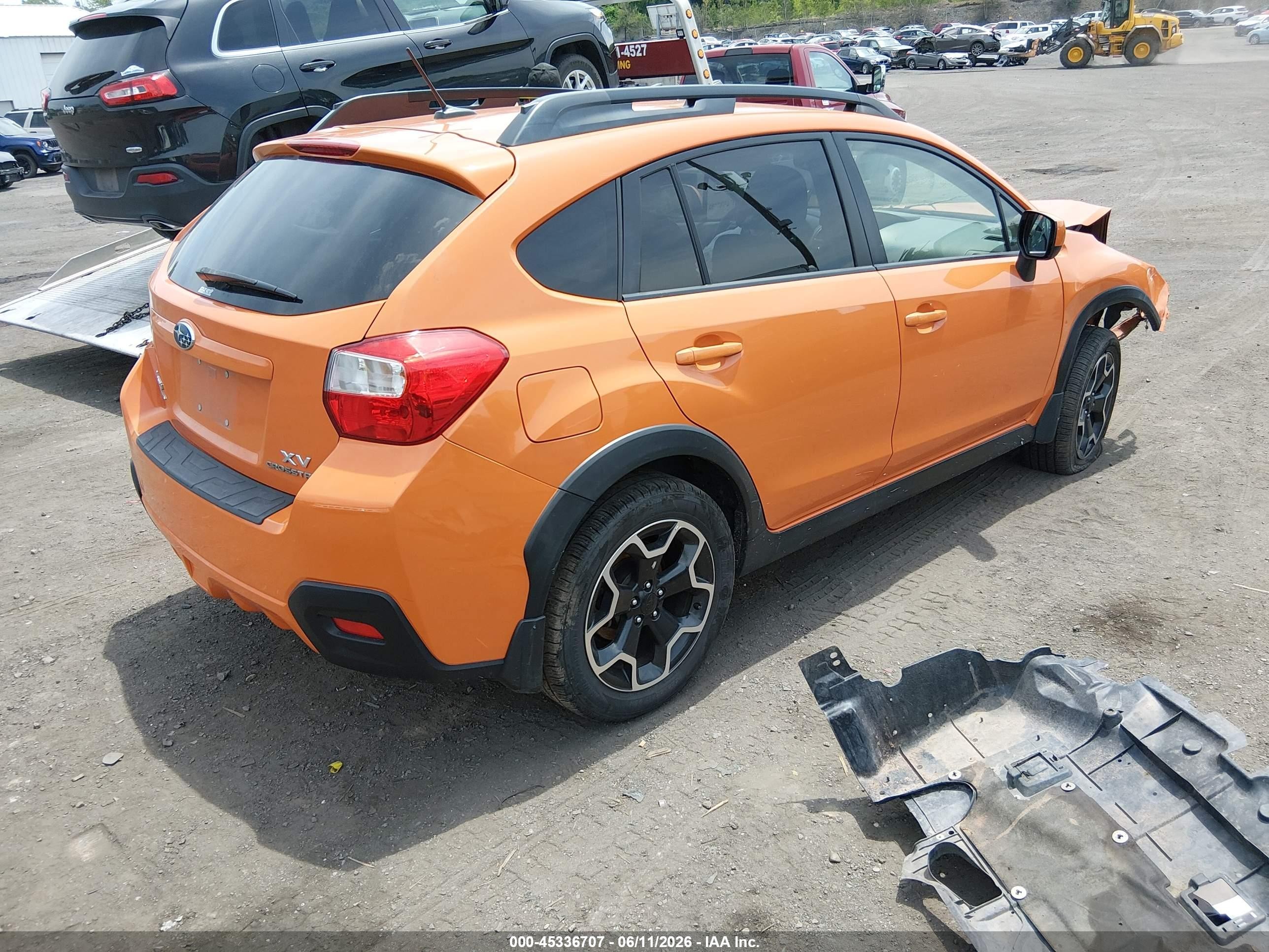 2013 Subaru Xv Crosstrek 2.0i Premium Orange vin: JF2GPAWC8D2825250