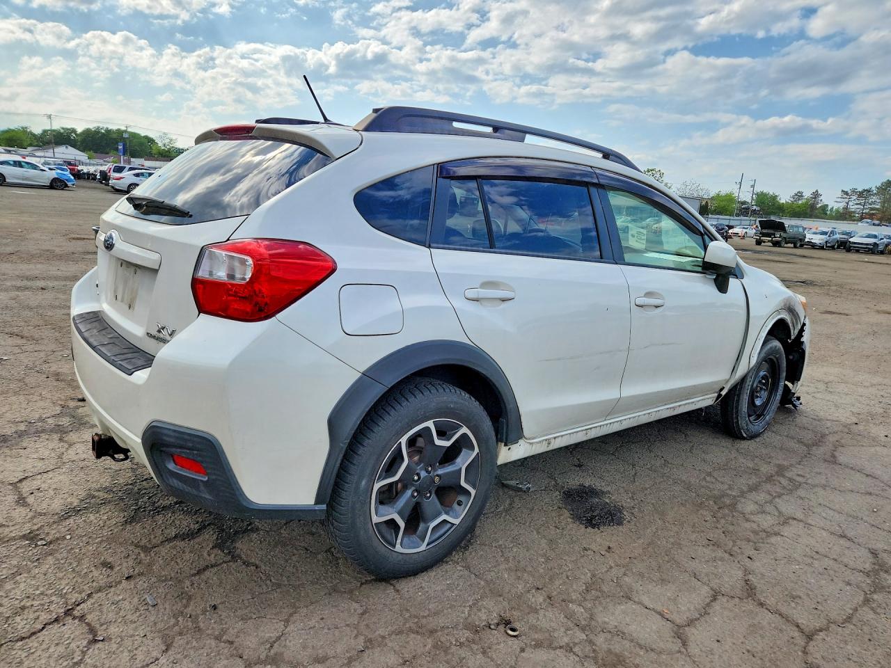 2014 Subaru Xv Crosstrek 2.0 Premium White vin: JF2GPAWC8E8206839