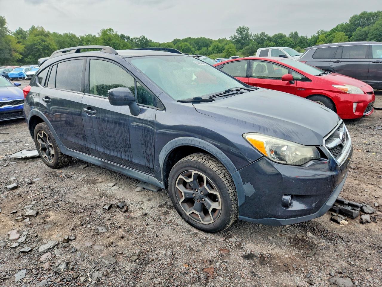 2014 Subaru Xv Crosstrek 2.0 Premium Gray vin: JF2GPAWC8E8253501