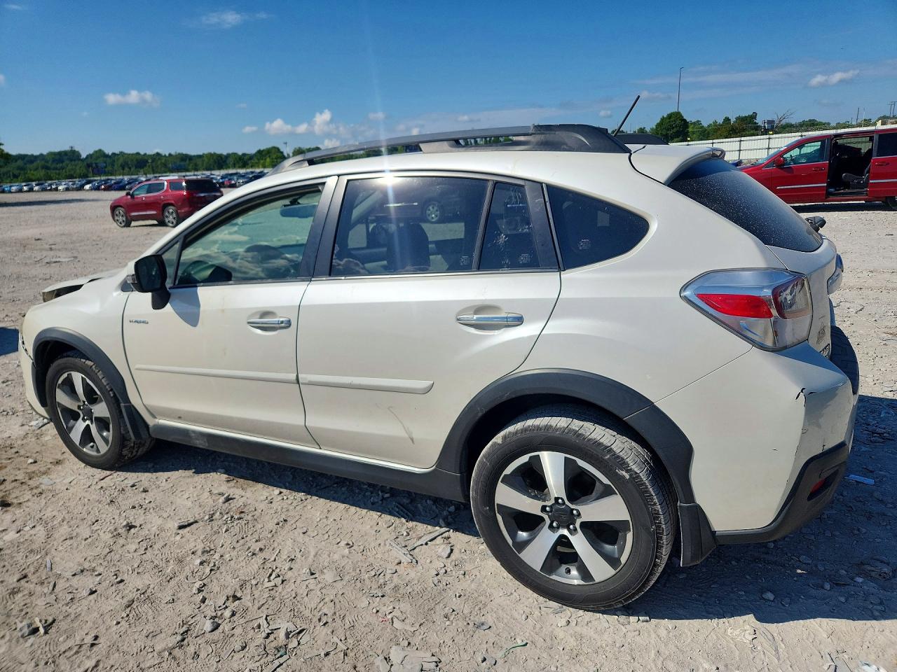 2014 Subaru Xv Crosstrek 2.0i Hybrid White vin: JF2GPBCC0EH220180