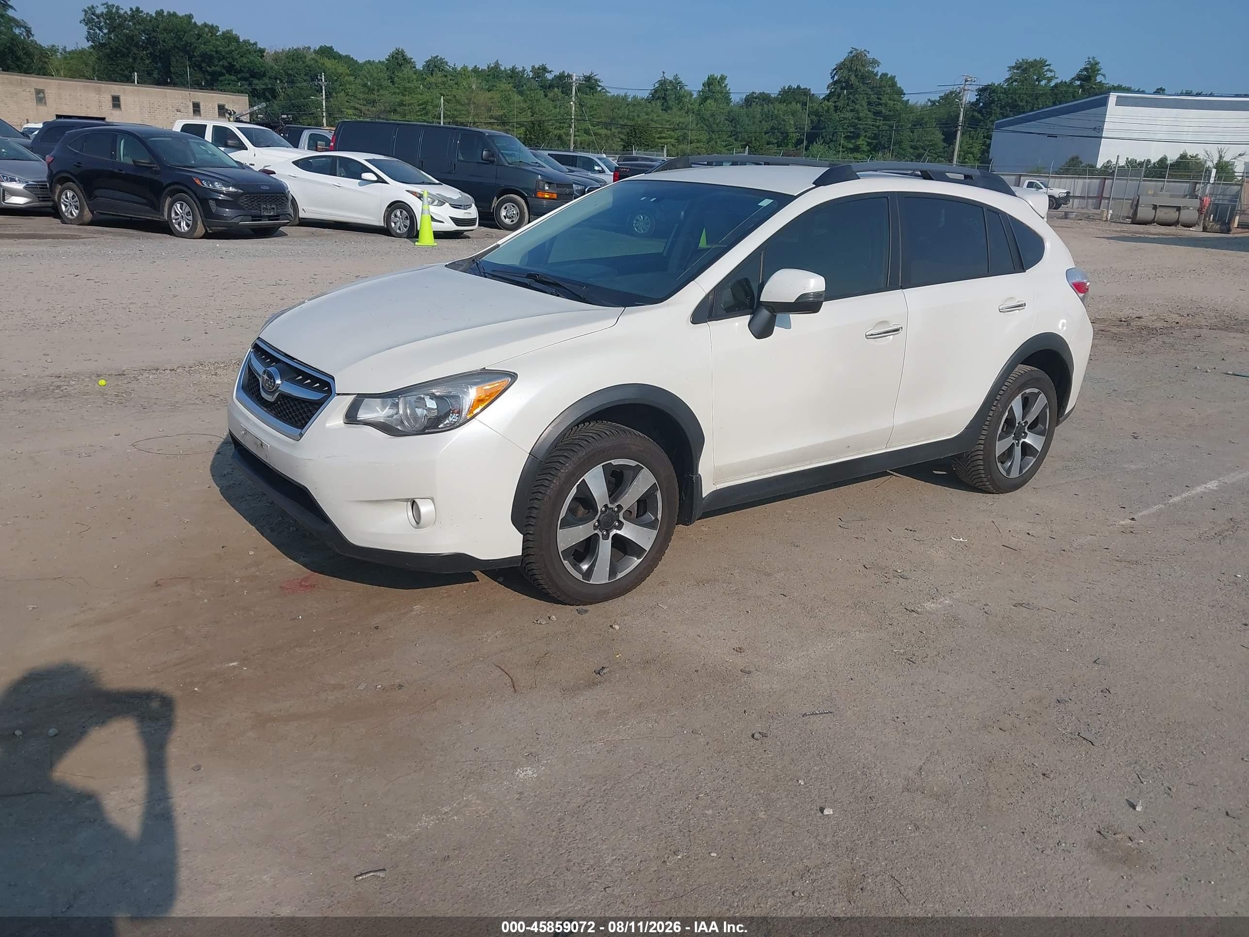 2014 Subaru Xv Crosstrek Hybrid 2.0i White vin: JF2GPBCC0EH295820