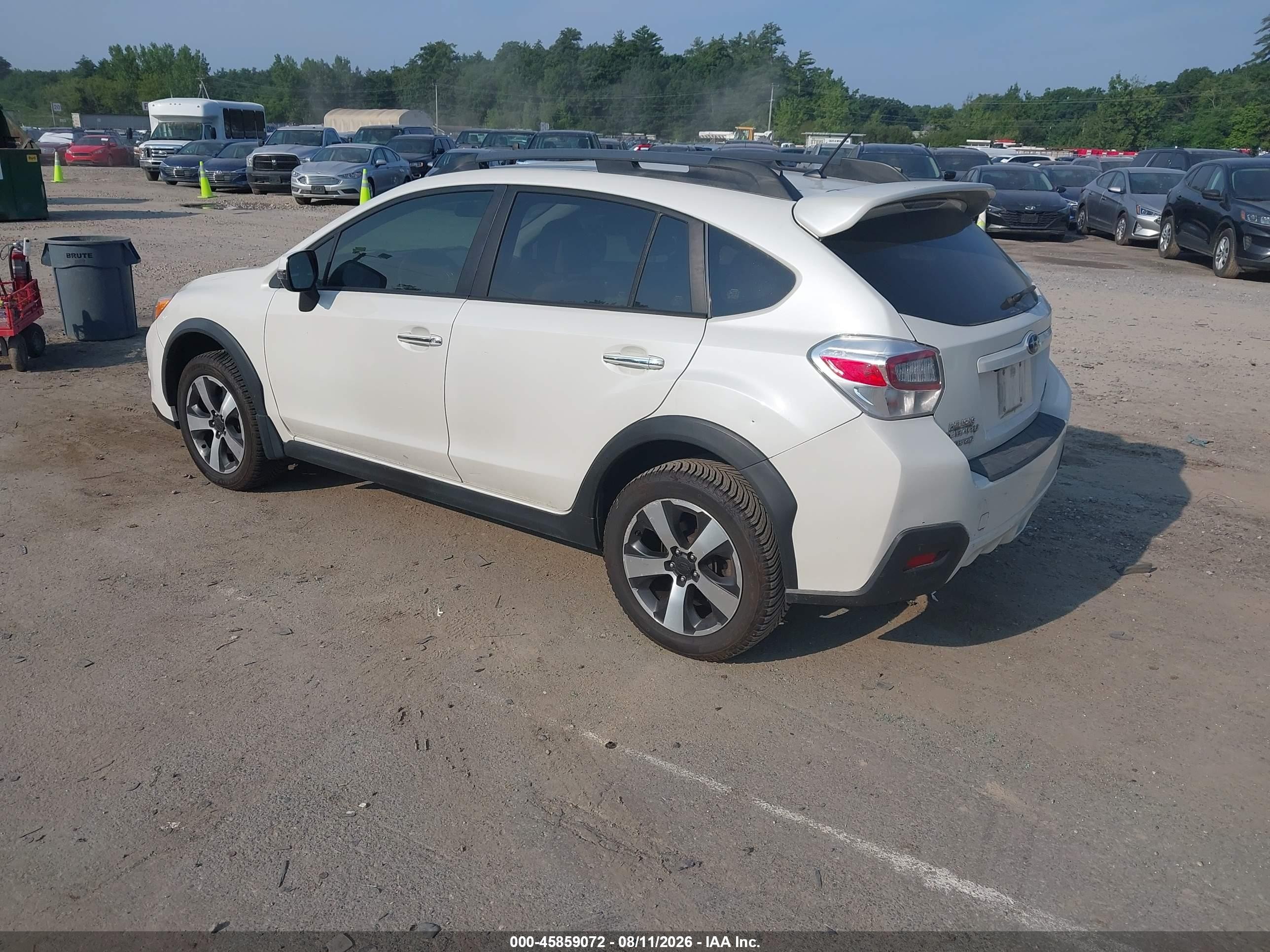 2014 Subaru Xv Crosstrek Hybrid 2.0i White vin: JF2GPBCC0EH295820