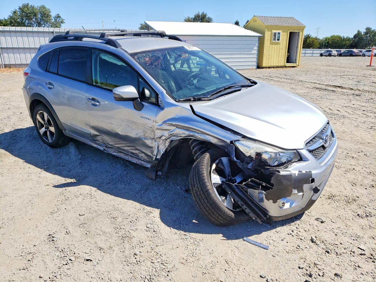 2015 Subaru Xv Crosstrek 2.0i Hybrid Silver vin: JF2GPBCC0FH256744