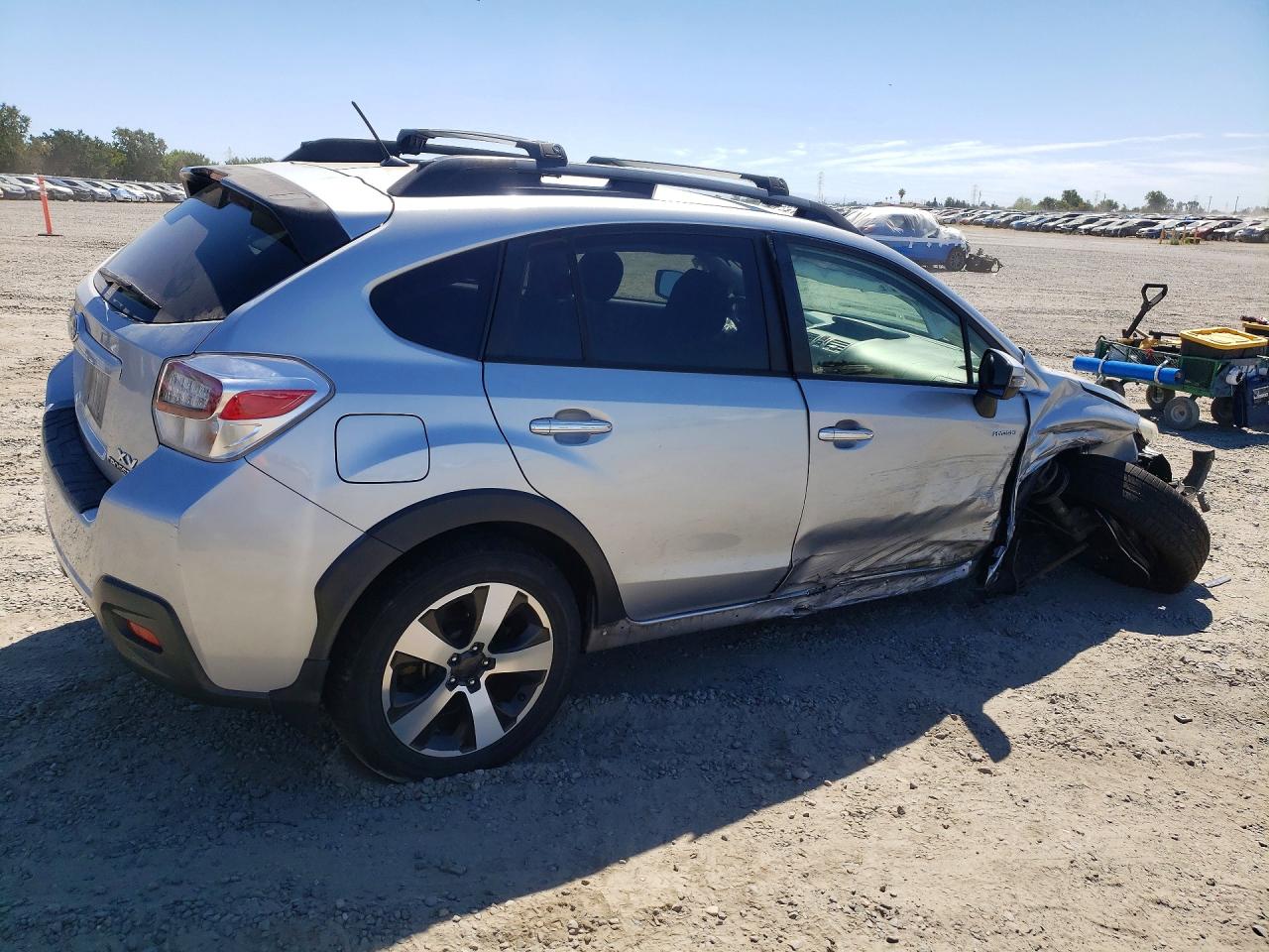 2015 Subaru Xv Crosstrek 2.0i Hybrid Silver vin: JF2GPBCC0FH256744