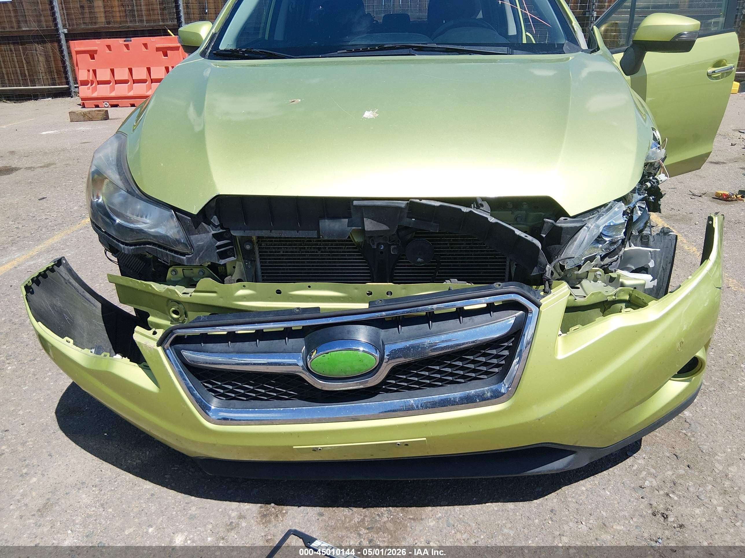 2015 Subaru Xv Crosstrek Hybrid   Green vin: JF2GPBCC2FH235958