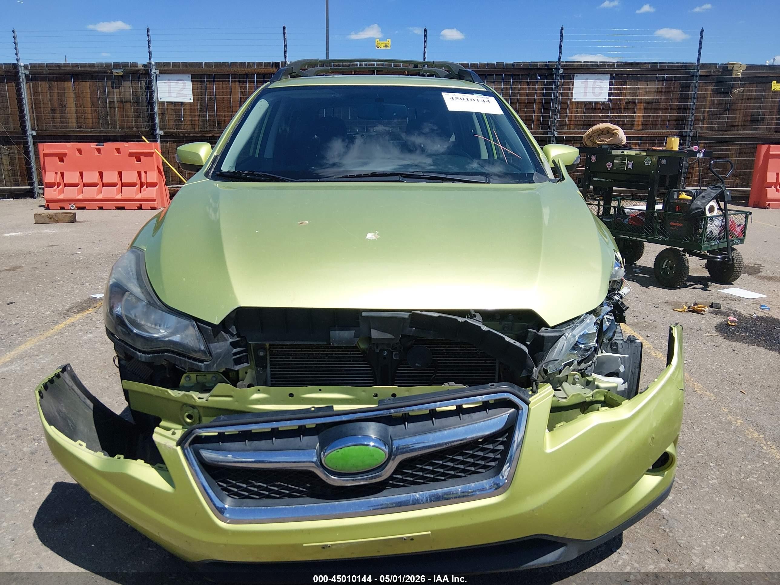 2015 Subaru Xv Crosstrek Hybrid   Green vin: JF2GPBCC2FH235958