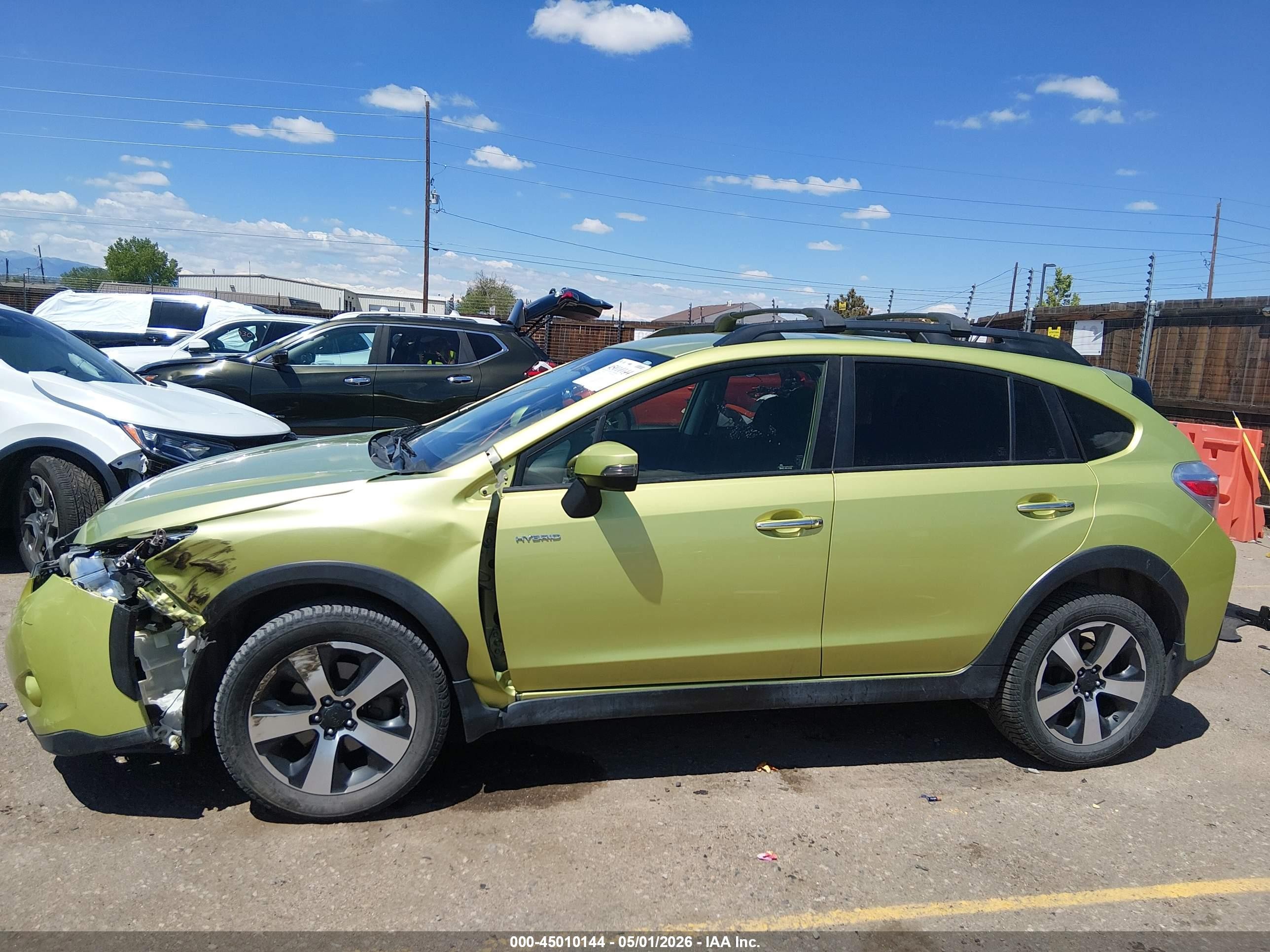2015 Subaru Xv Crosstrek Hybrid   Green vin: JF2GPBCC2FH235958