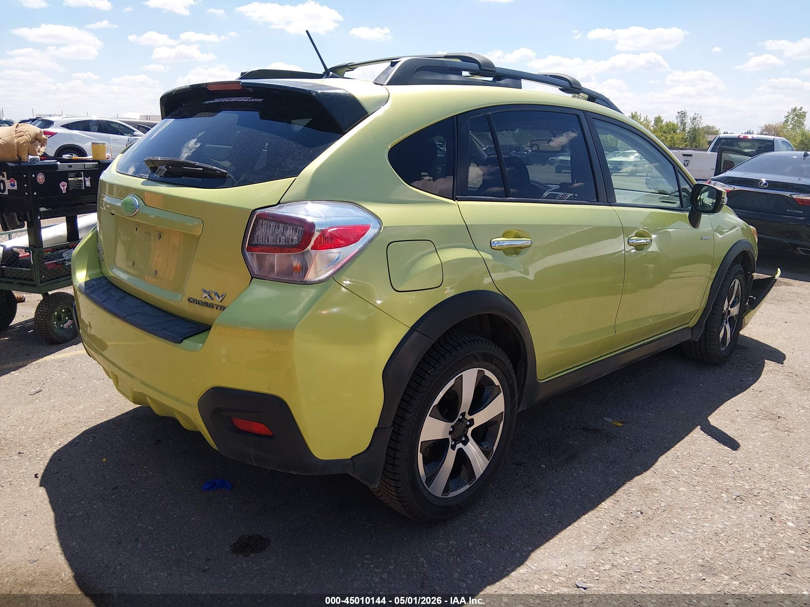 2015 Subaru Xv Crosstrek Hybrid   Green vin: JF2GPBCC2FH235958