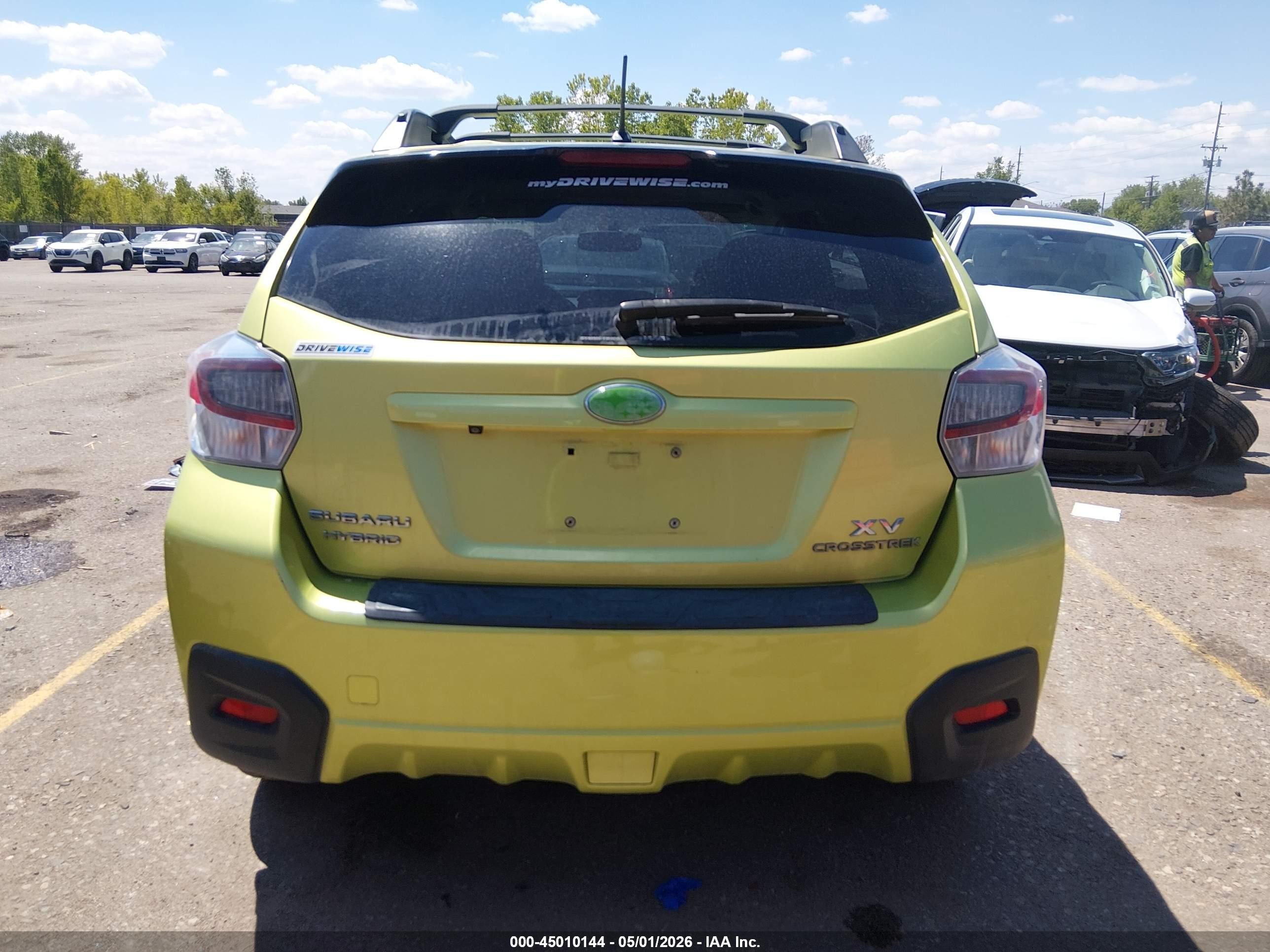 2015 Subaru Xv Crosstrek Hybrid   Green vin: JF2GPBCC2FH235958