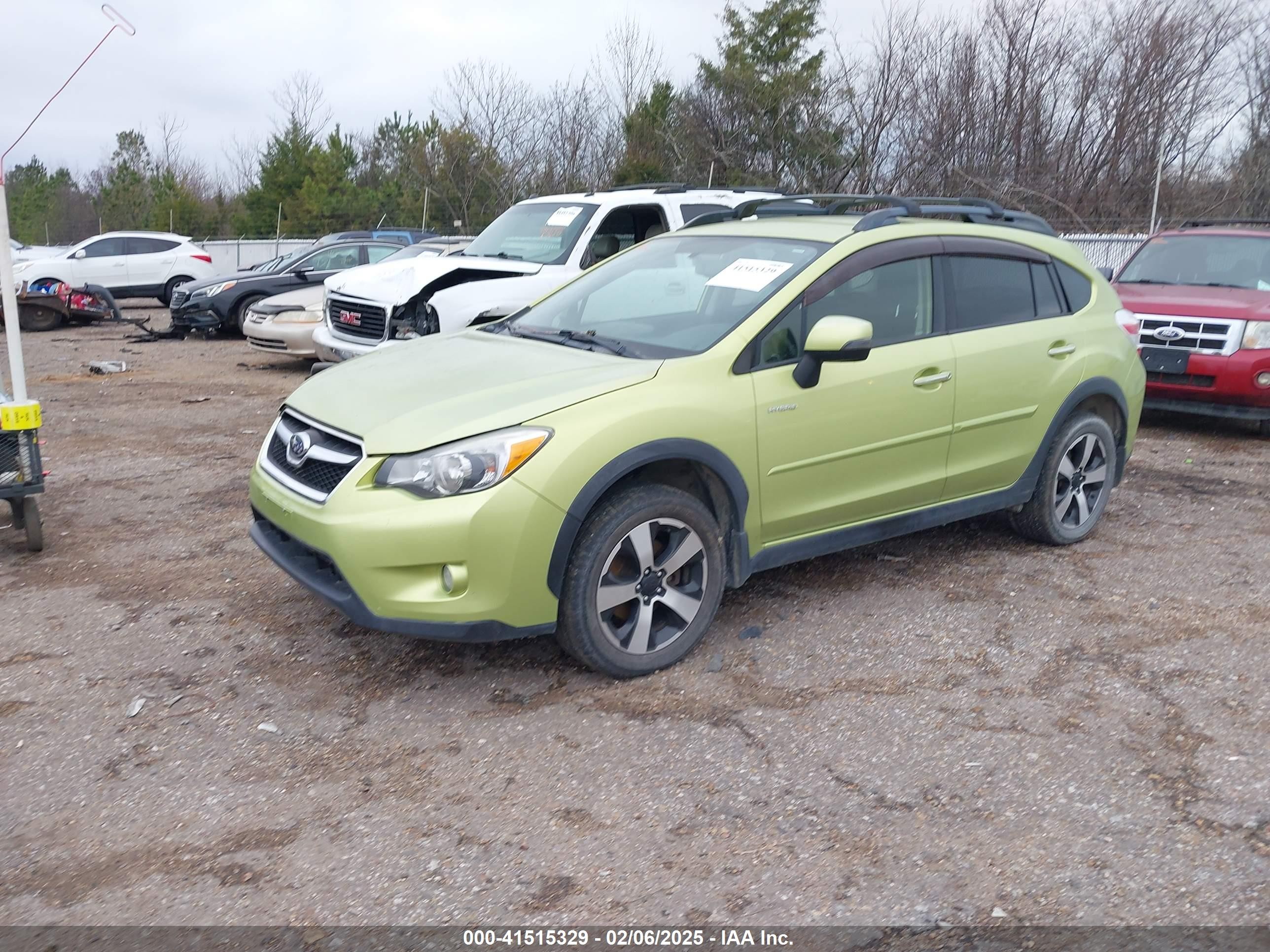 2014 Subaru Xv Crosstrek Hybrid 2.0i Зеленый vin: JF2GPBCC3EH222604