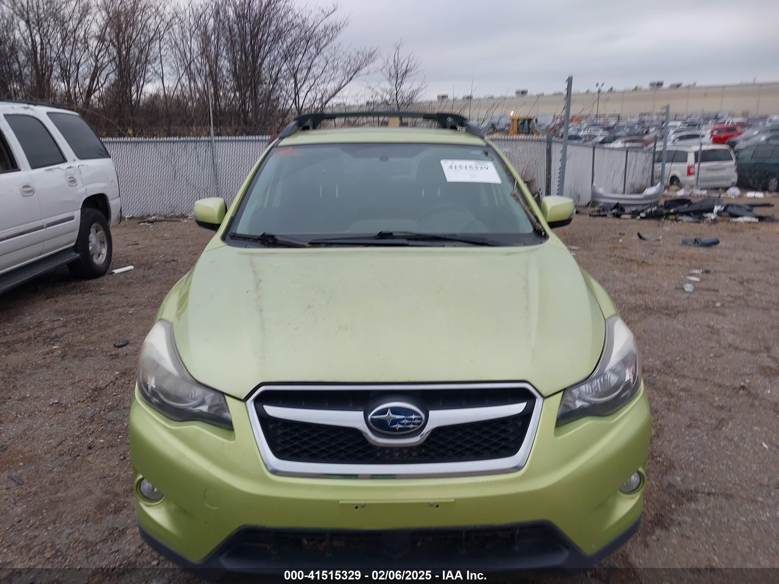 2014 Subaru Xv Crosstrek Hybrid 2.0i Зеленый vin: JF2GPBCC3EH222604