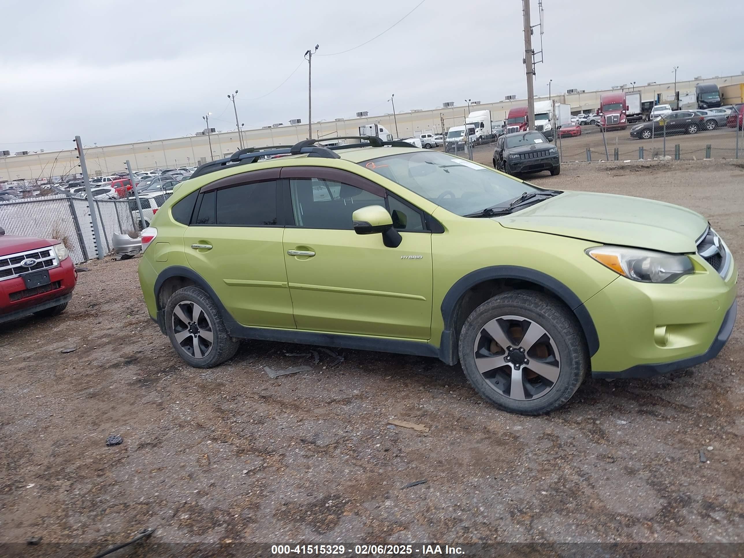 2014 Subaru Xv Crosstrek Hybrid 2.0i Зеленый vin: JF2GPBCC3EH222604