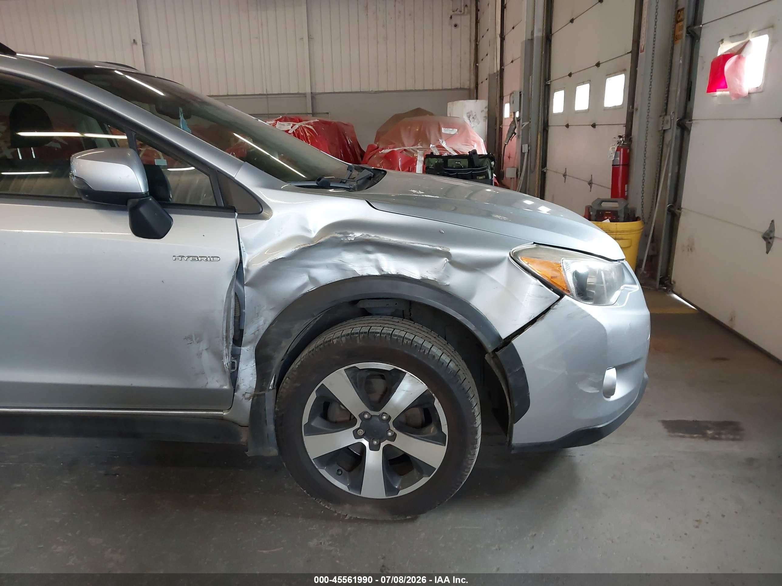 2014 Subaru Xv Crosstrek Hybrid 2.0i Серебряный vin: JF2GPBCC3EH226281