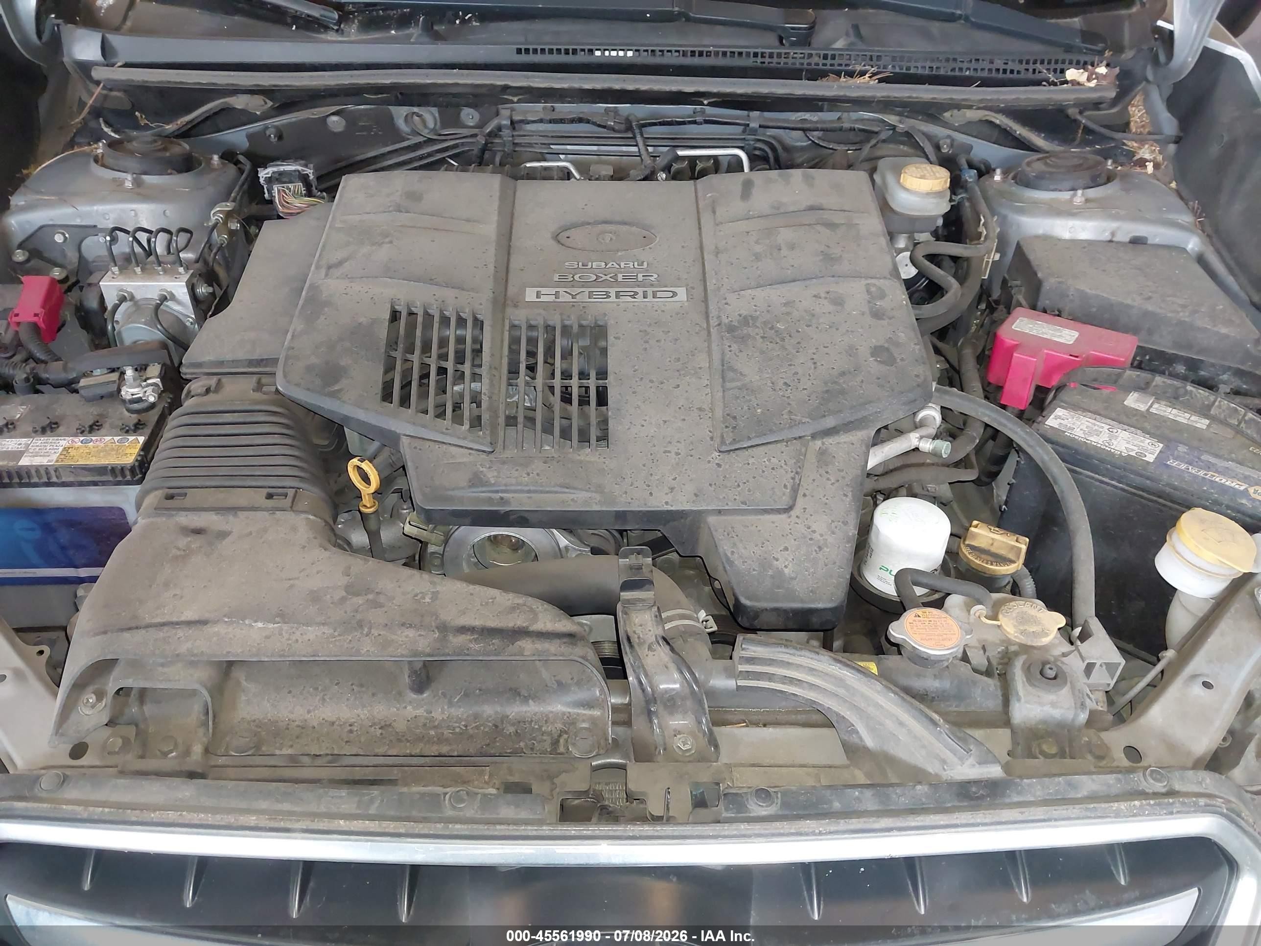 2014 Subaru Xv Crosstrek Hybrid 2.0i Серебряный vin: JF2GPBCC3EH226281