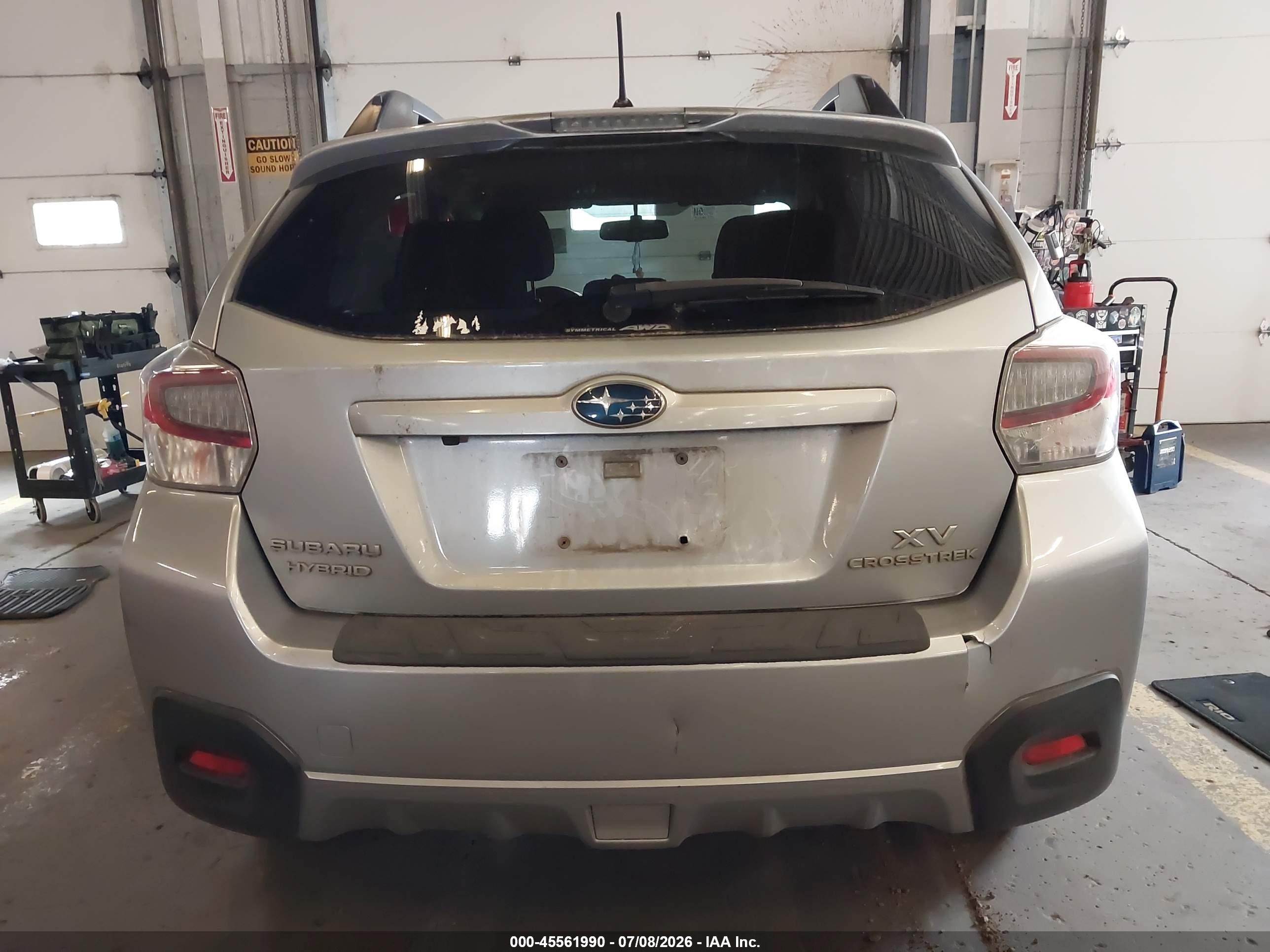 2014 Subaru Xv Crosstrek Hybrid 2.0i Серебряный vin: JF2GPBCC3EH226281