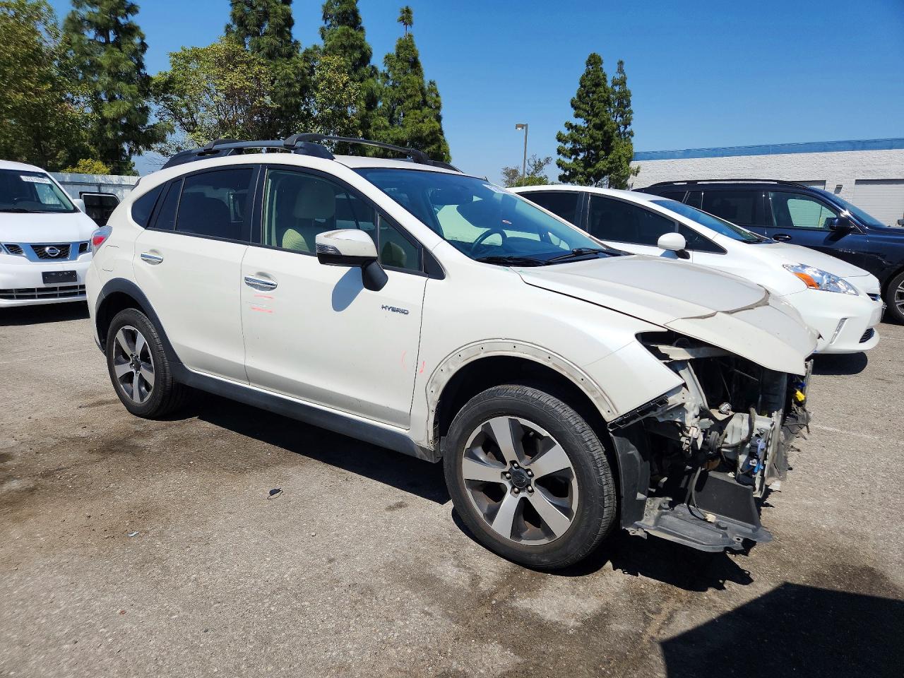 2015 Subaru Xv Crosstrek 2.0i Hybrid White vin: JF2GPBCC3FH235273