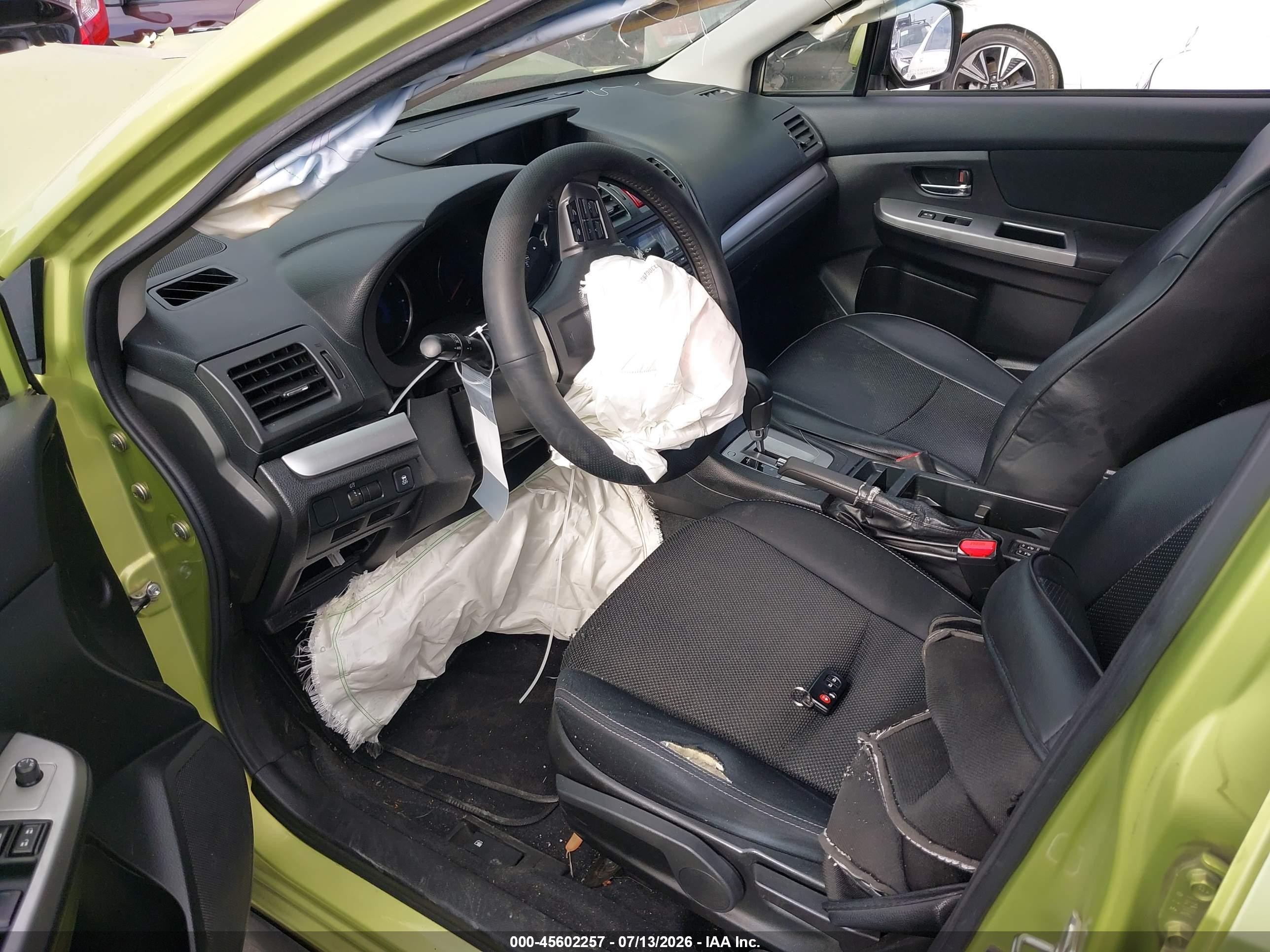 2014 Subaru Xv Crosstrek Hybrid 2.0i Green vin: JF2GPBCC5EH257385