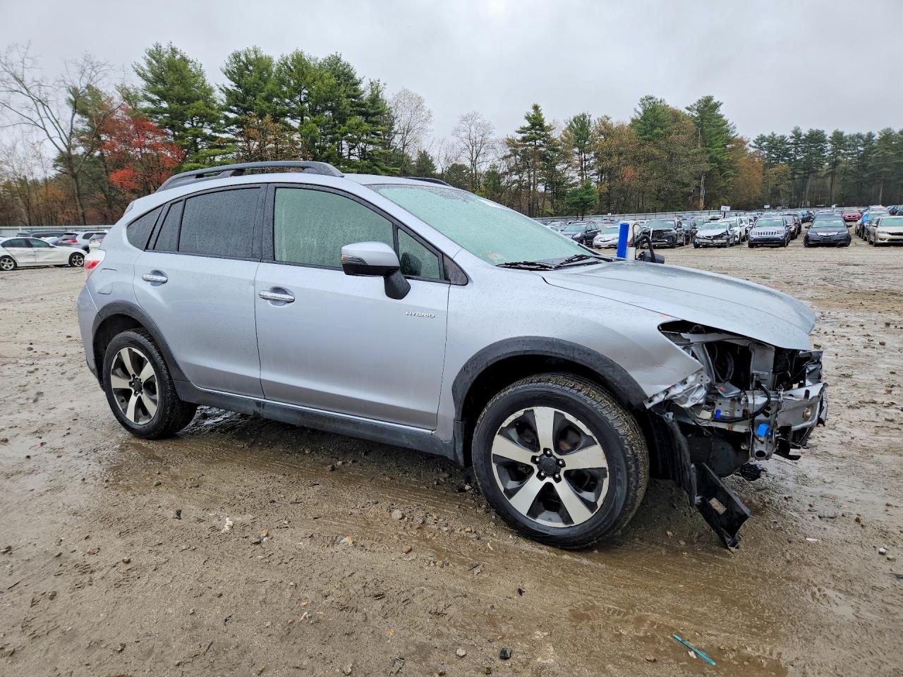2015 Subaru Xv Crosstrek 2.0i Hybrid Silver vin: JF2GPBCC5FH259140